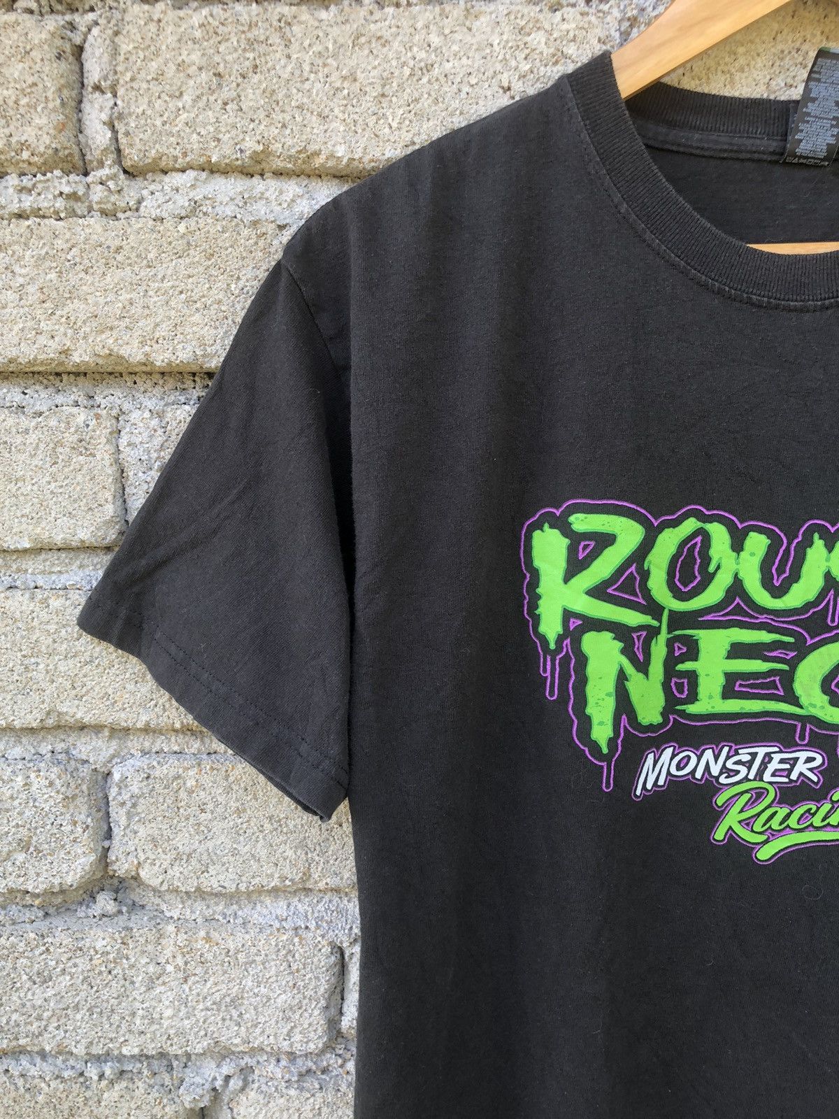 Marlboro × Vintage Vintage Y2K Rough Neck Monster Truck Racing Tshirt Size US M / EU 48-50 / 2 - 12 Thumbnail