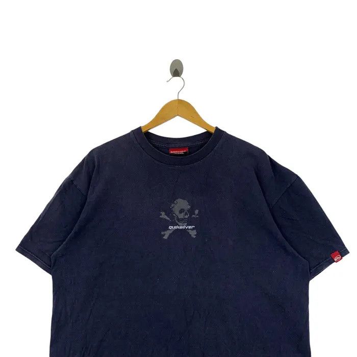 Quiksilver Vintage 90’ QUIKSILVER BONES Skull Skateboard Tee Shirt Size US XL / EU 56 / 4 - 2 Thumbnail