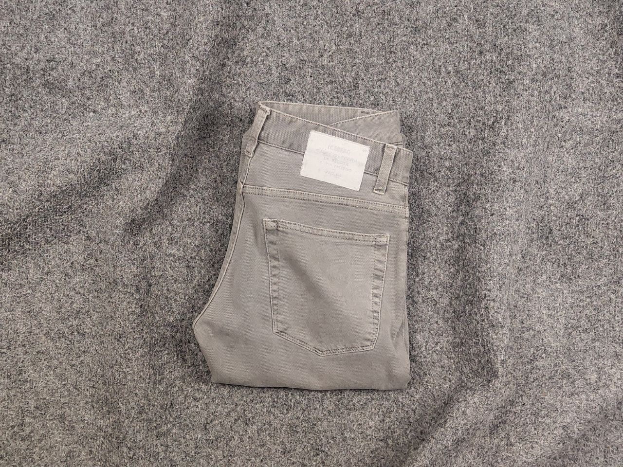Iceberg Iceberg Design Italy Dark Gray Slim Fit Denim Men's Jeans Size US 31 - 1 Thumbnail