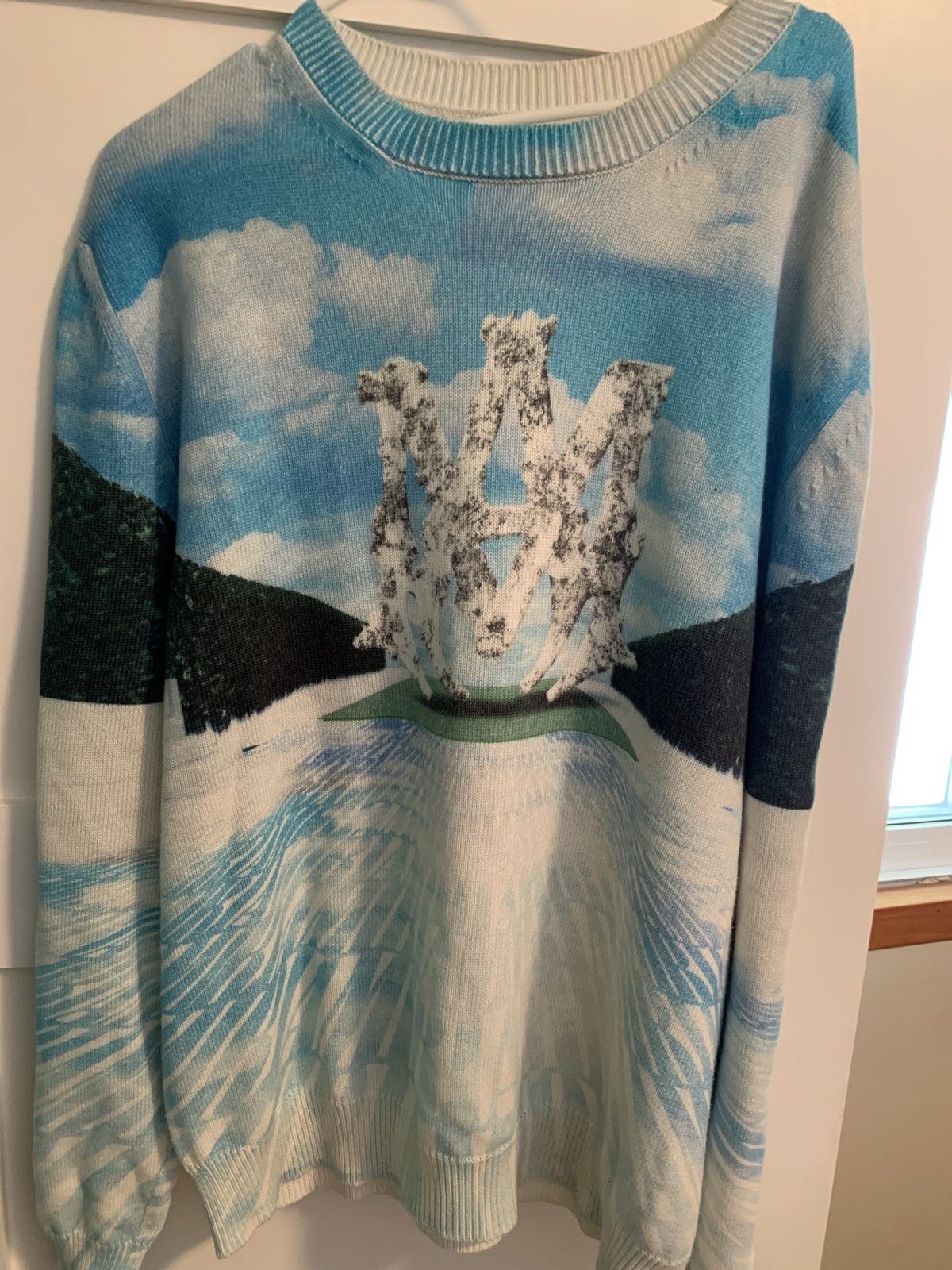 Amiri Amiri sky blue sweater Size US XXL / EU 58 / 5 - 5 Thumbnail