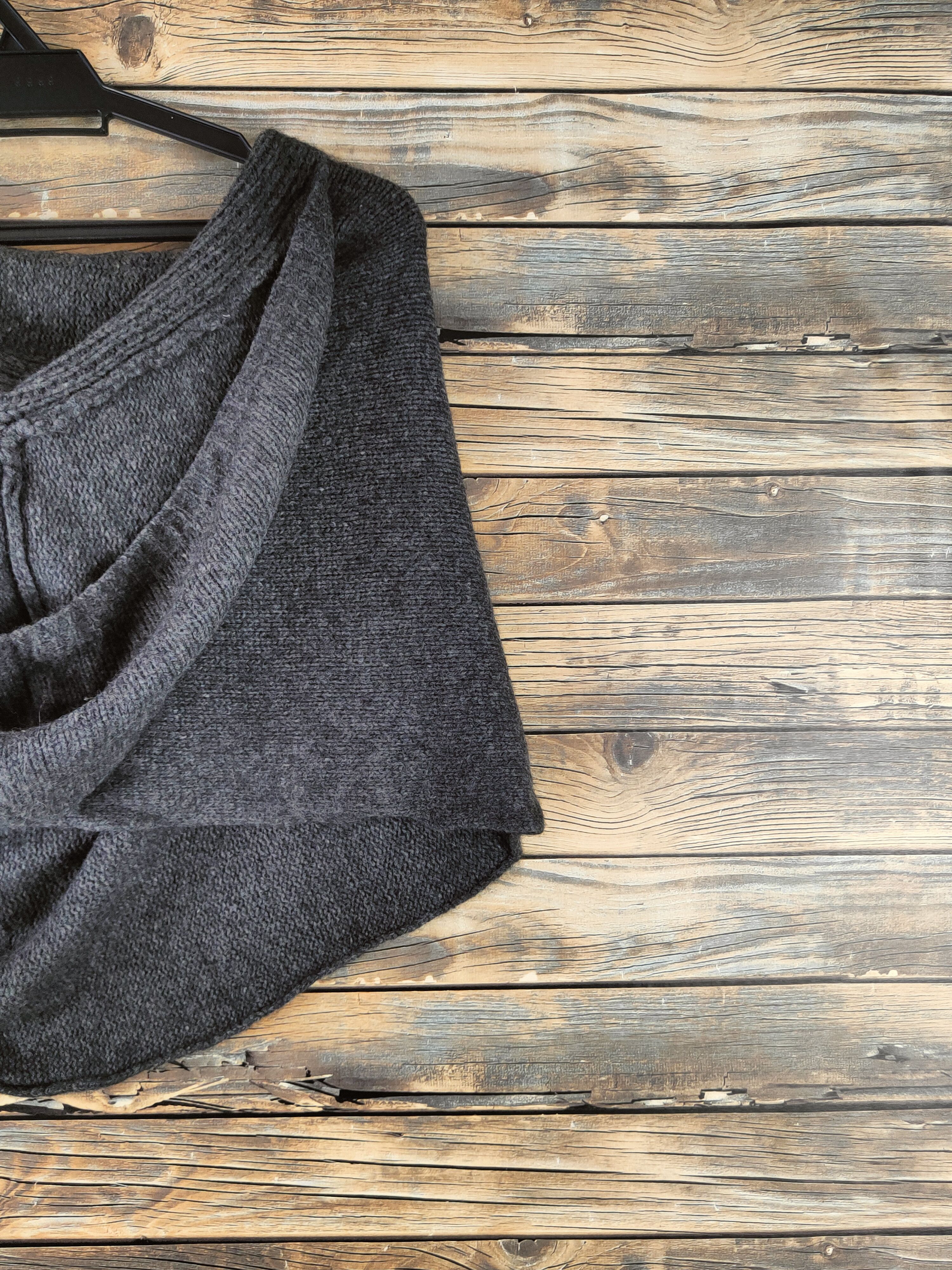 Sunao Kuwahara DL Sunao Kuwahara Black Knitwear Hoodie Crop Tops #46-390 Size M / US 6-8 / IT 42-44 - 7 Thumbnail