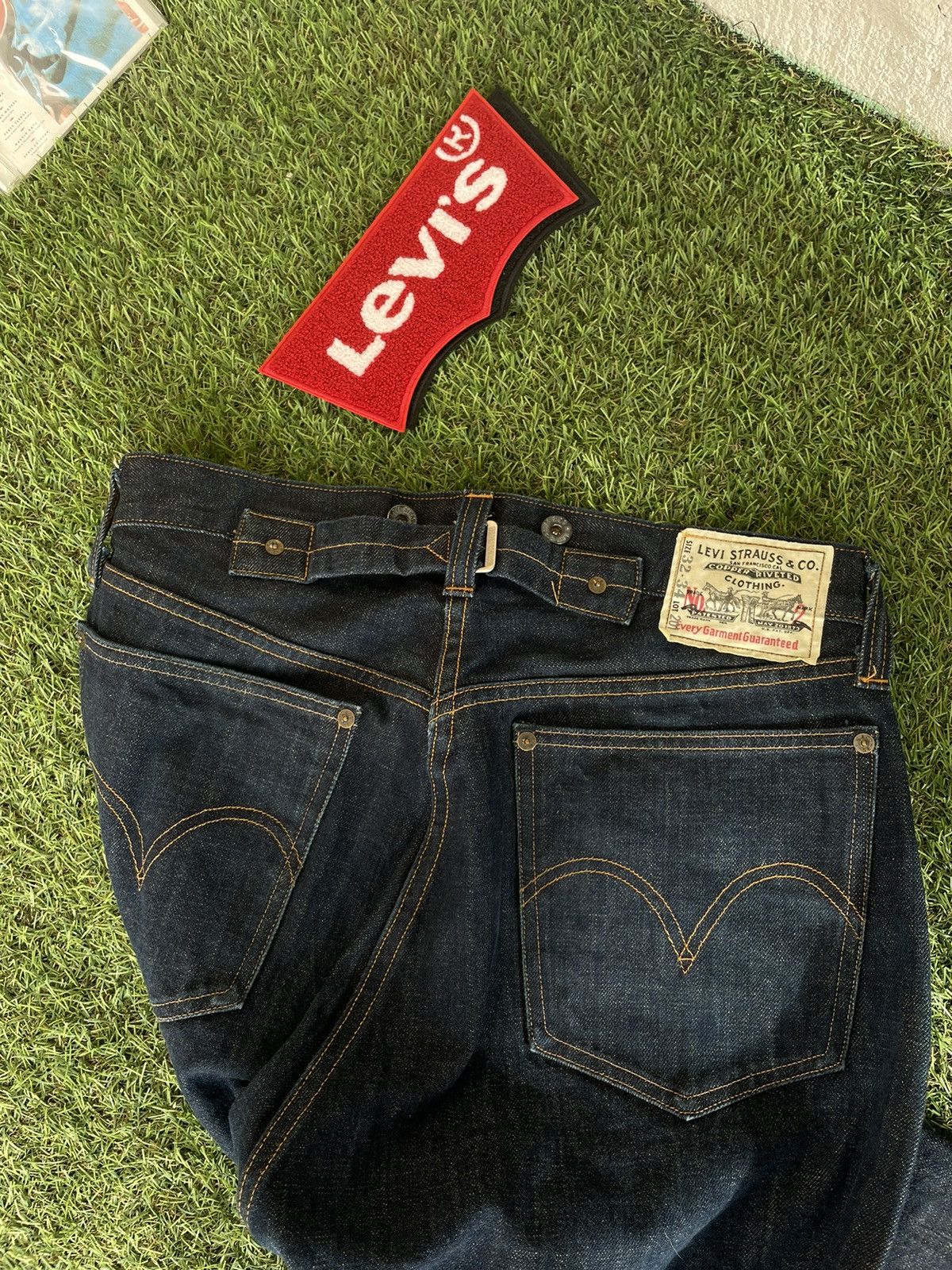 Levi's × Levi's Vintage Clothing 1890-1901 hot repro Levis 201 W32 L34 wide leg indigo jeans Size US 32 / EU 48 - 1 Thumbnail