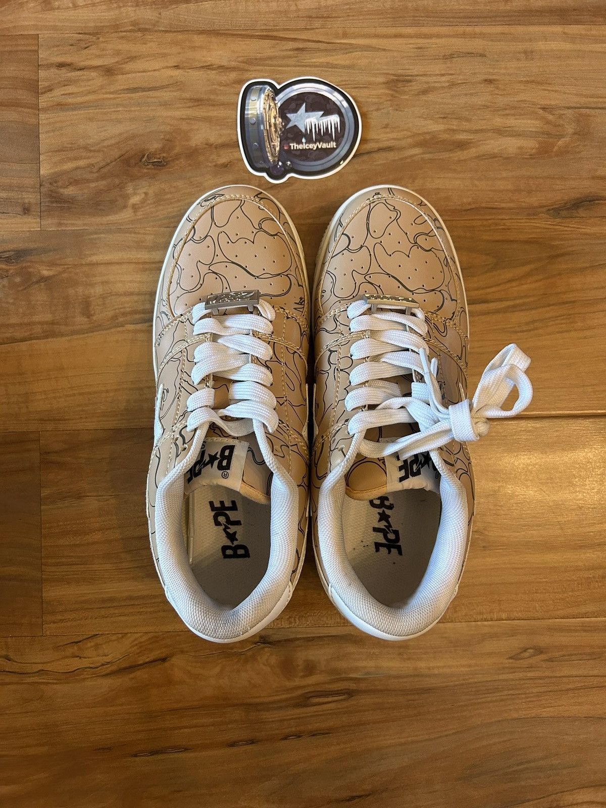 Bape Bape Line Camo Bapestas Size US 6.5 / EU 39-40 - 4 Thumbnail