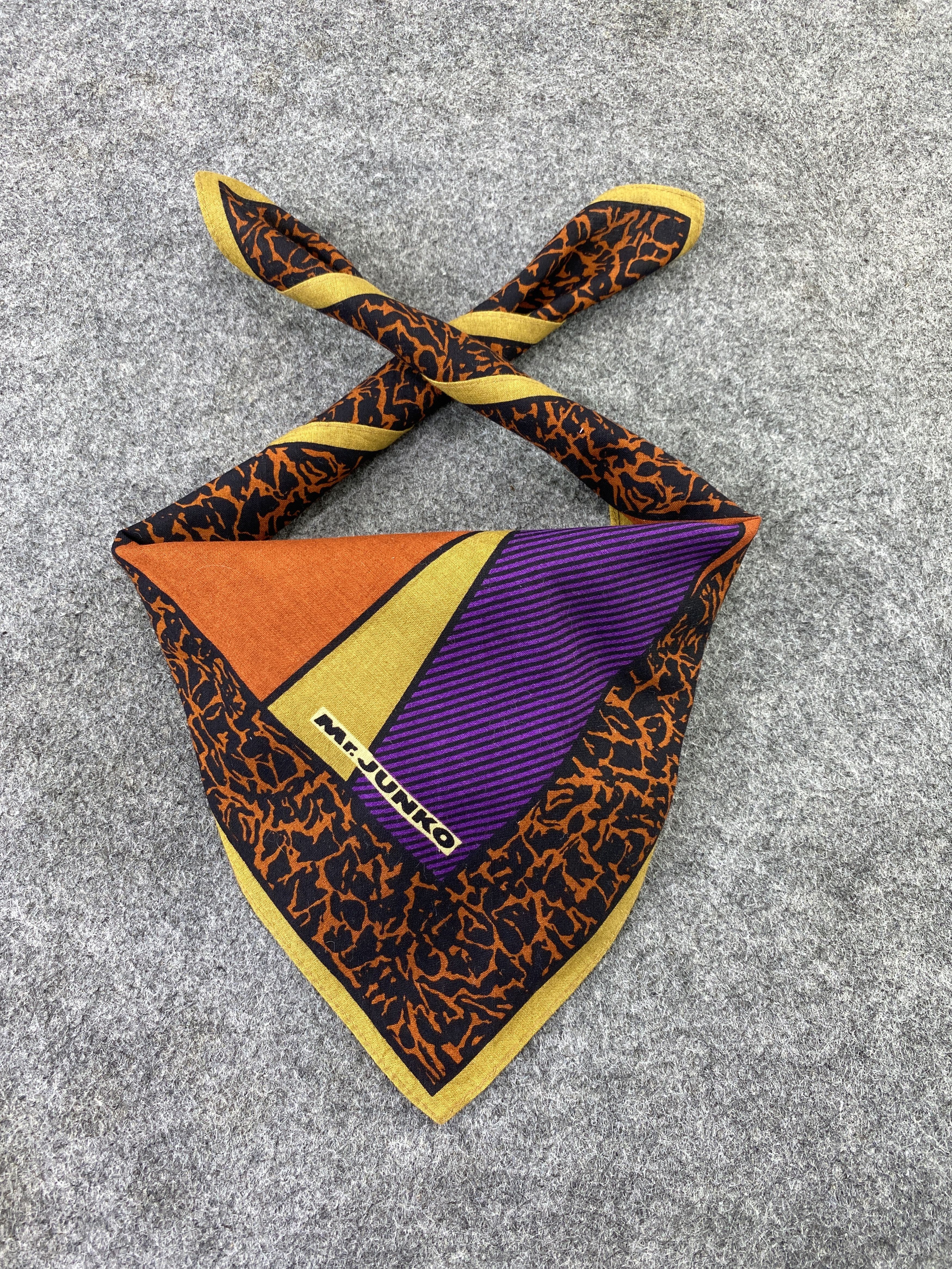 Japanese Brand × Mr. Junko × Vintage Mr. Junko Handkerchief / Bandana / Neckerchief-B135 Size ONE SIZE - 2 Thumbnail