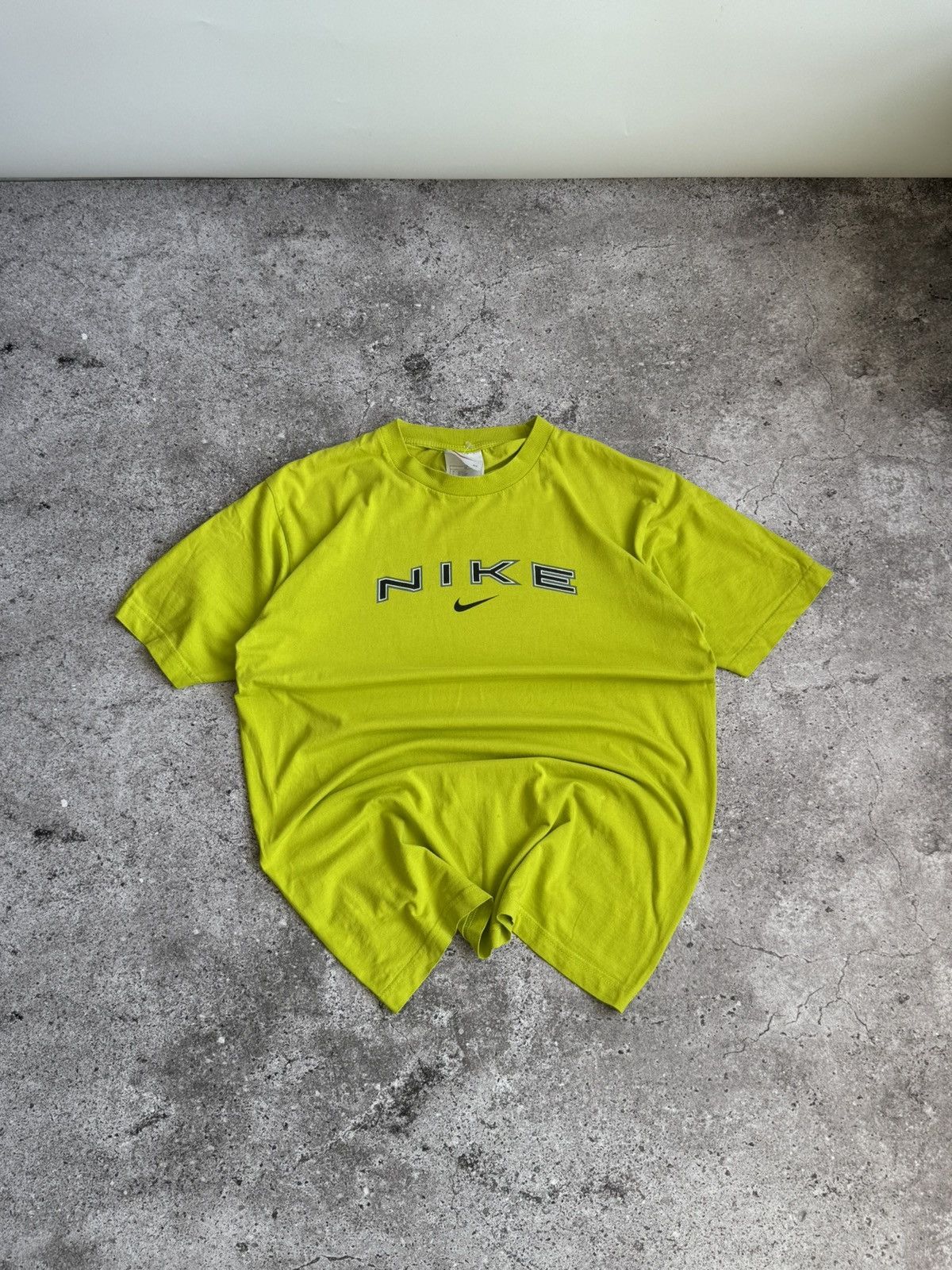 Nike × Vintage Vintage Nike Y2K big logo tee Size US XL / EU 56 / 4 - 1 Thumbnail