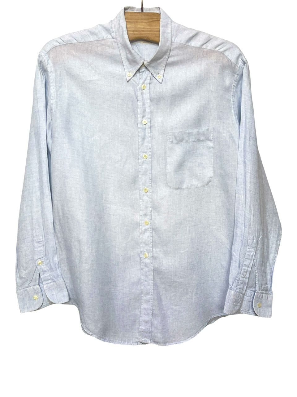 Ermenegildo Zegna 🔥 ermenegildo Zegna linen lino light blue shirt size xxl Size US XXL / EU 58 / 5 - 1 Thumbnail