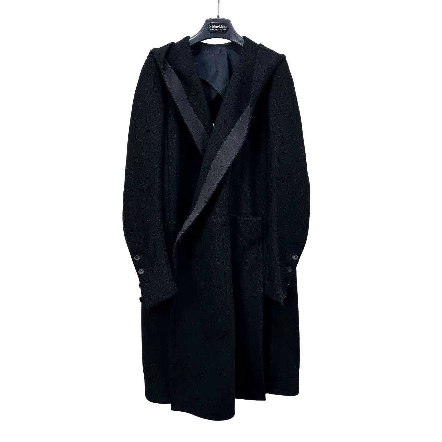Rick Owens Rick Owens Wool Hooded Coat Size 38 Size XS / US 0-2 / IT 36-38 - 1 Thumbnail