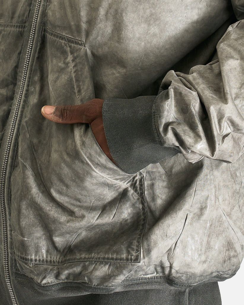 Rick Owens Drkshdw o1s1v1r1oon0825 Gimp Flight Bomber in Grey/Darkdust Size US M / EU 48-50 / 2 - 6 Thumbnail