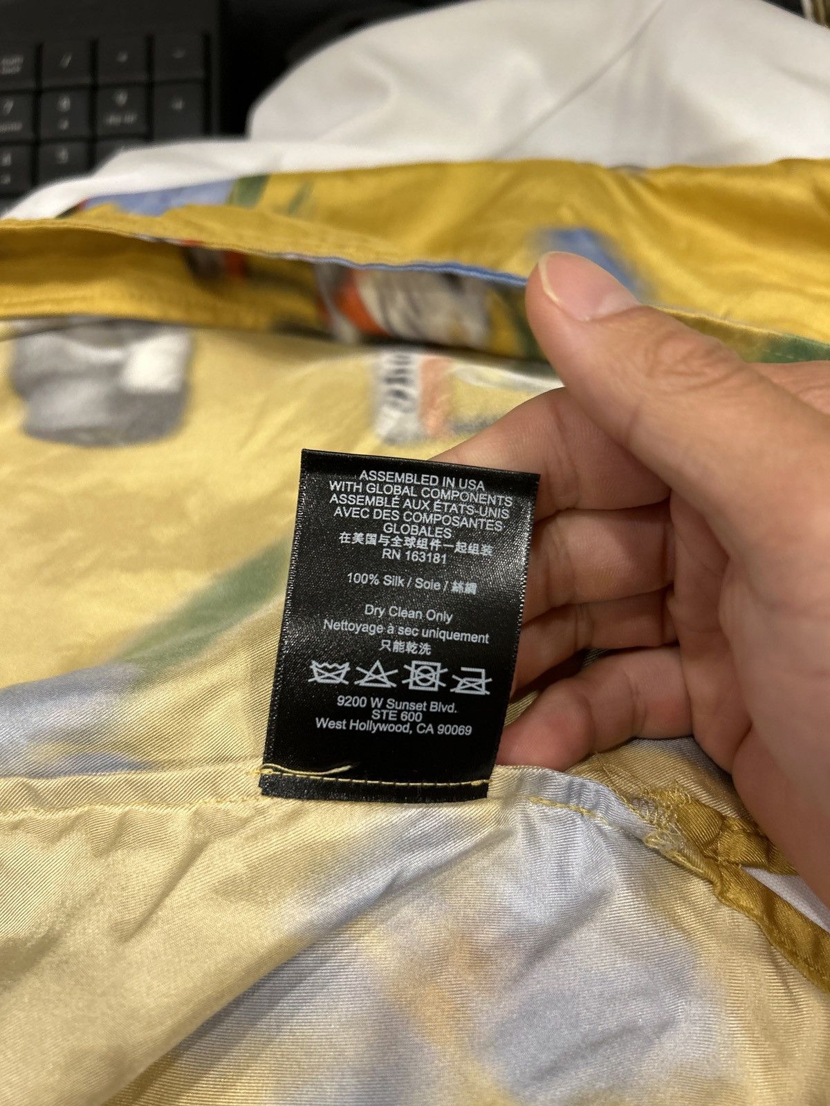 Rhude RHUDE YELLOW LOIX SILK SHIRT - YELLOW/MULTI Size US M / EU 48-50 / 2 - 9 Thumbnail