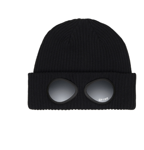 Fuck The Population FTP F-Tec Goggle Logo Beanie Black Size ONE SIZE - 1 Thumbnail
