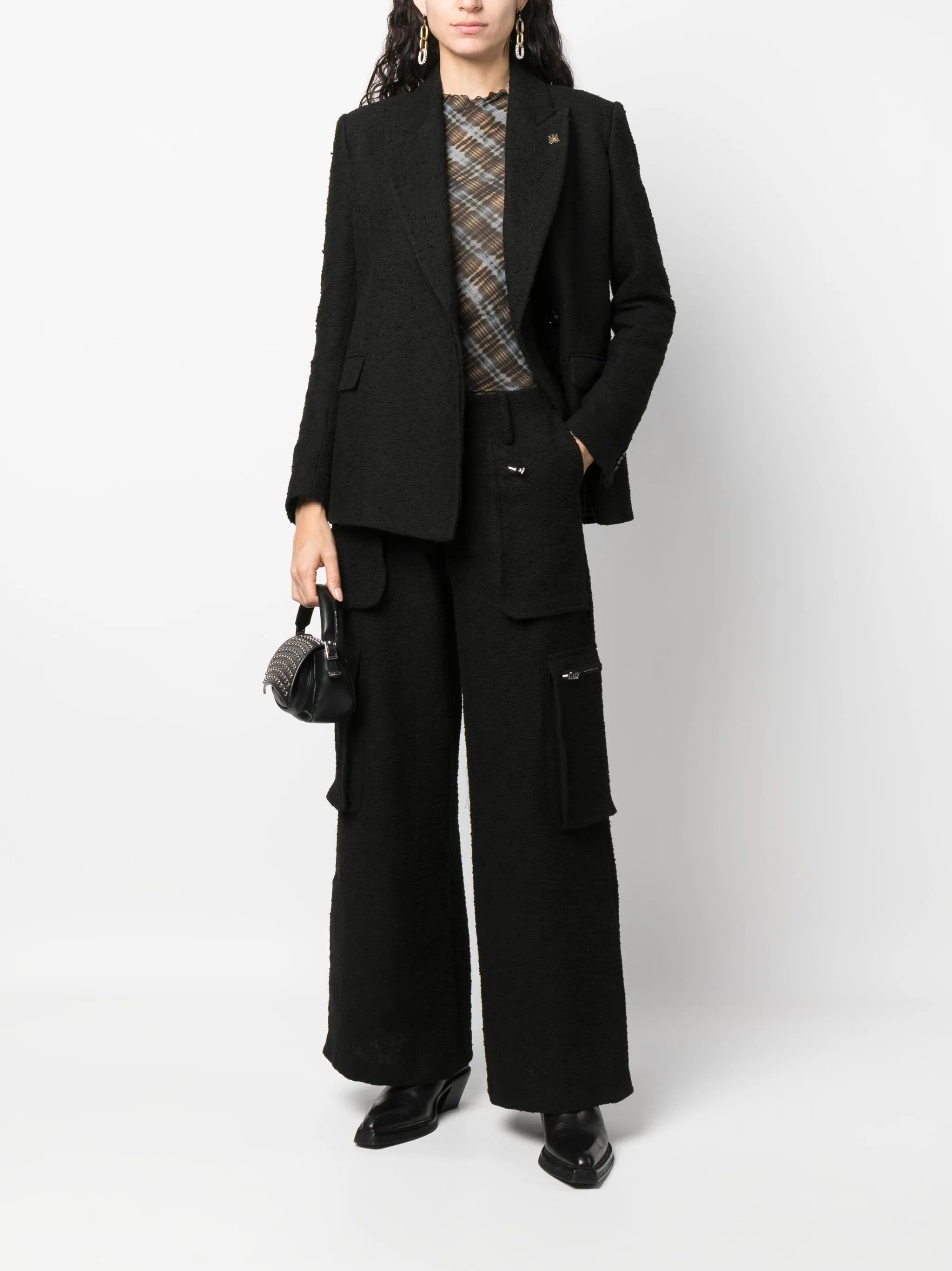 Amiri o1y0425 Cargo Trouser in Black Size 29" - 2 Thumbnail