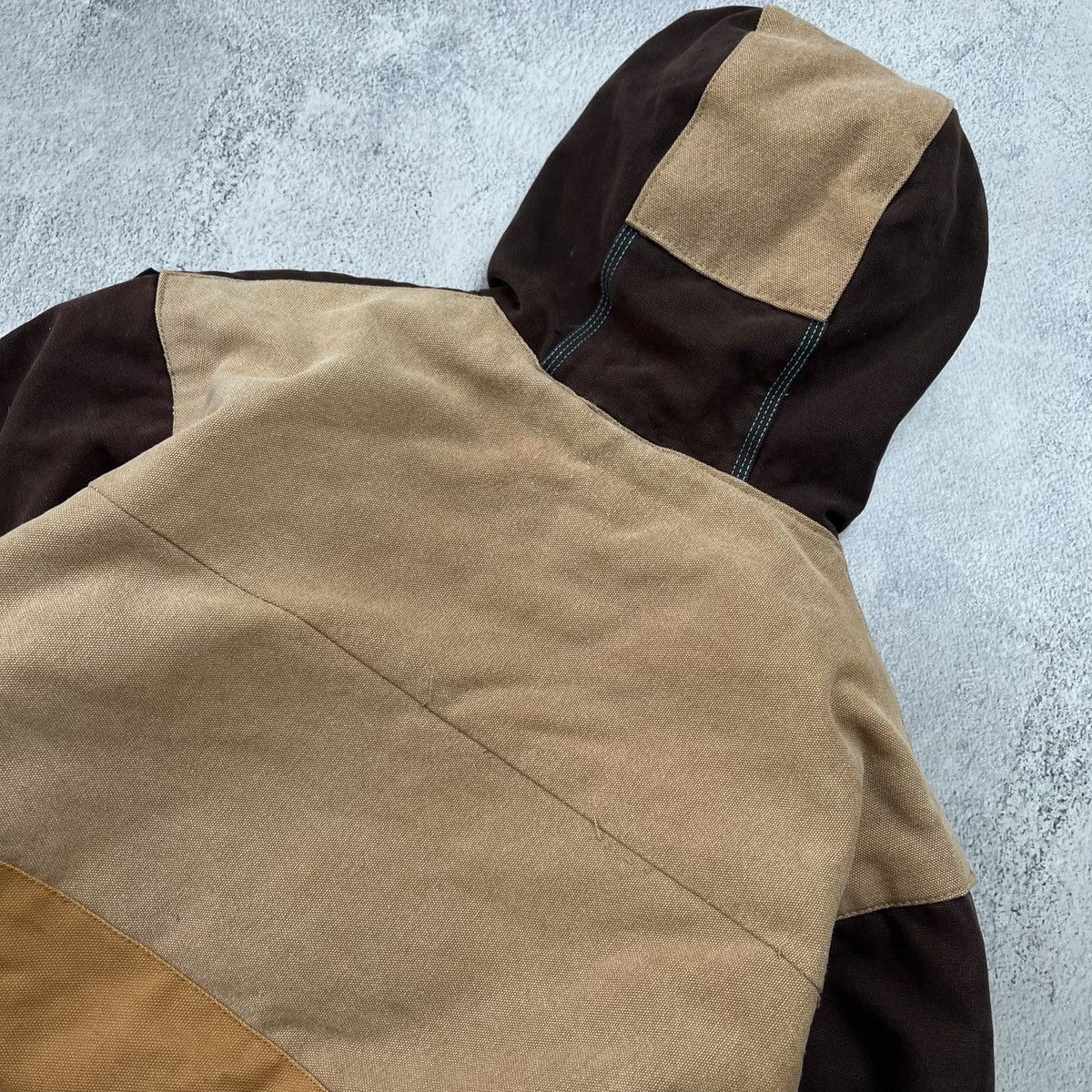 Carhartt Vintage Carhartt USA Flag distressed Reworked jacket Size US S / EU 44-46 / 1 - 7 Thumbnail