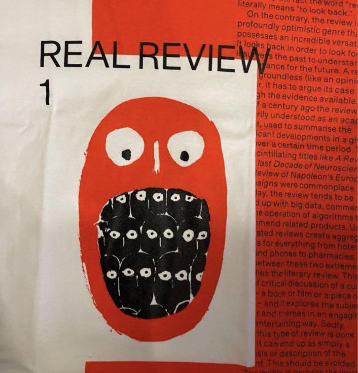 Junya Watanabe 2019 Junya Watanabe “real review” T-shirt Size US S / EU 44-46 / 1 - 3 Thumbnail