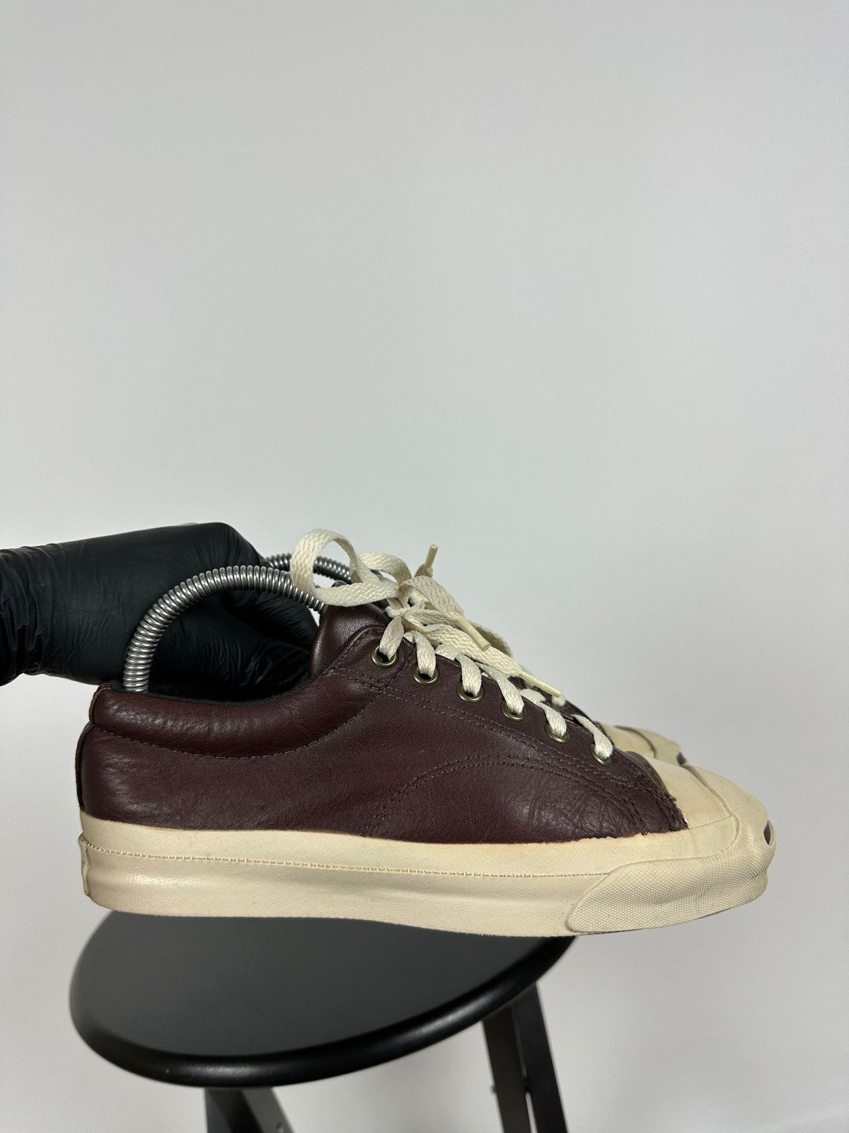 Converse Vintage Converse Jack Purcell Leather Made In USA Sneakers Size US 8 / IT 38 - 11 Thumbnail