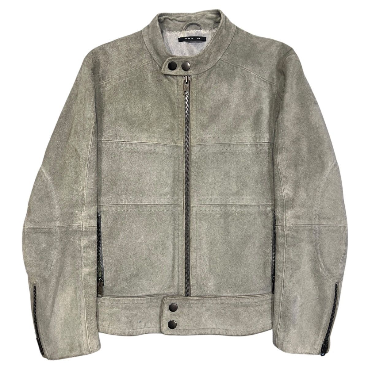 Gucci GUCCI 2004AW TOM FORD Suede Cow Leather Bliker Single Jacket Size US M / EU 48-50 / 2 - 1 Thumbnail
