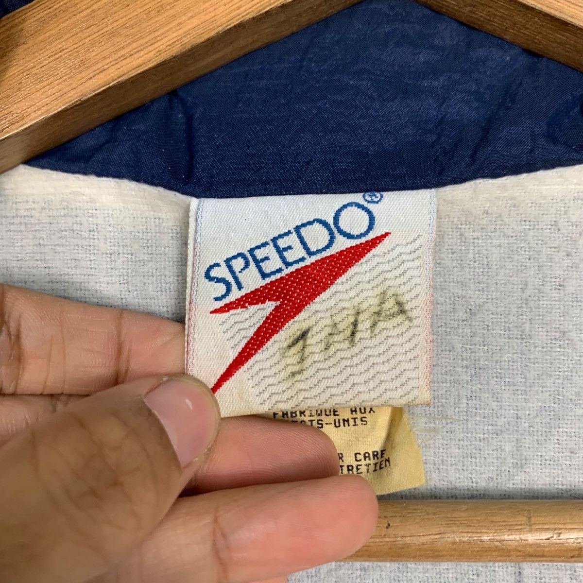 Speedo Vintage SPEEDO USA TRIATHLON Nylon Light Jacket #2783-C126 Size US M / EU 48-50 / 2 - 17 Thumbnail