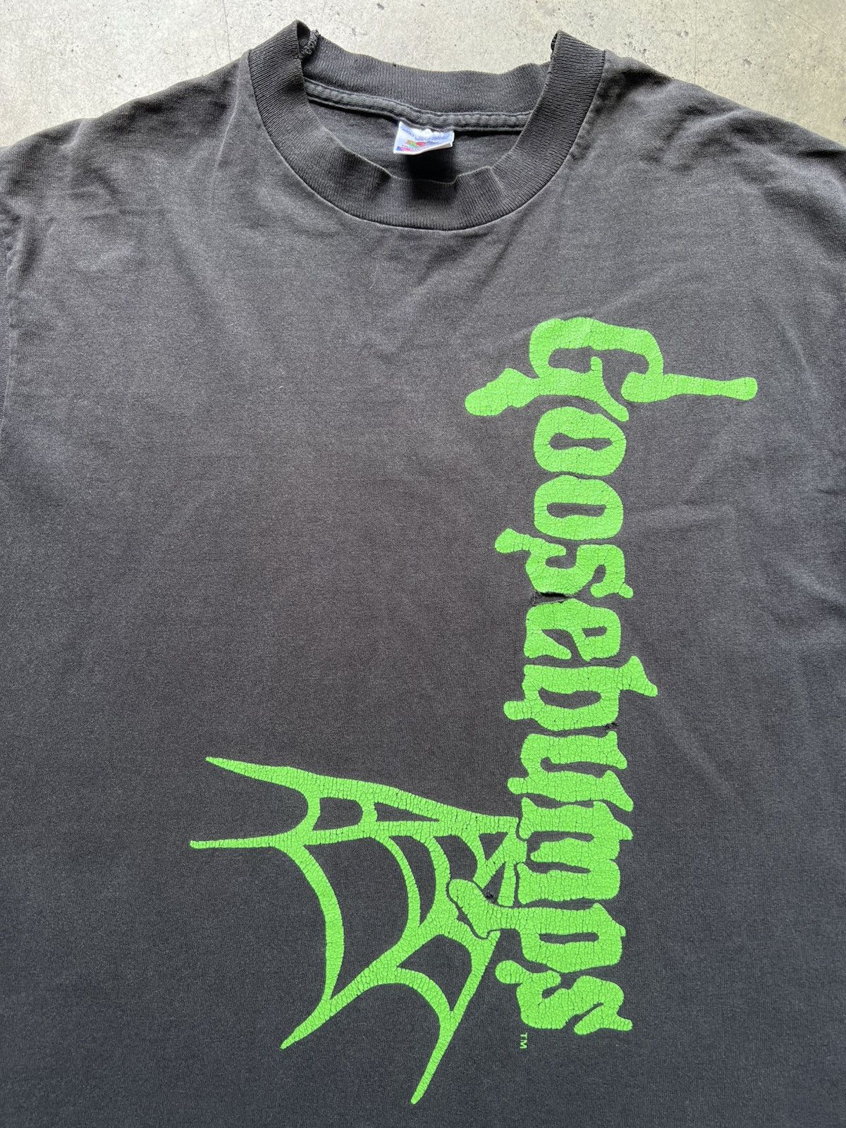 Cartoon Network × Vintage VTG ‘90s Goosebumps TV Series Promo Tee Shirt Movie Disney Size US L / EU 52-54 / 3 - 3 Thumbnail