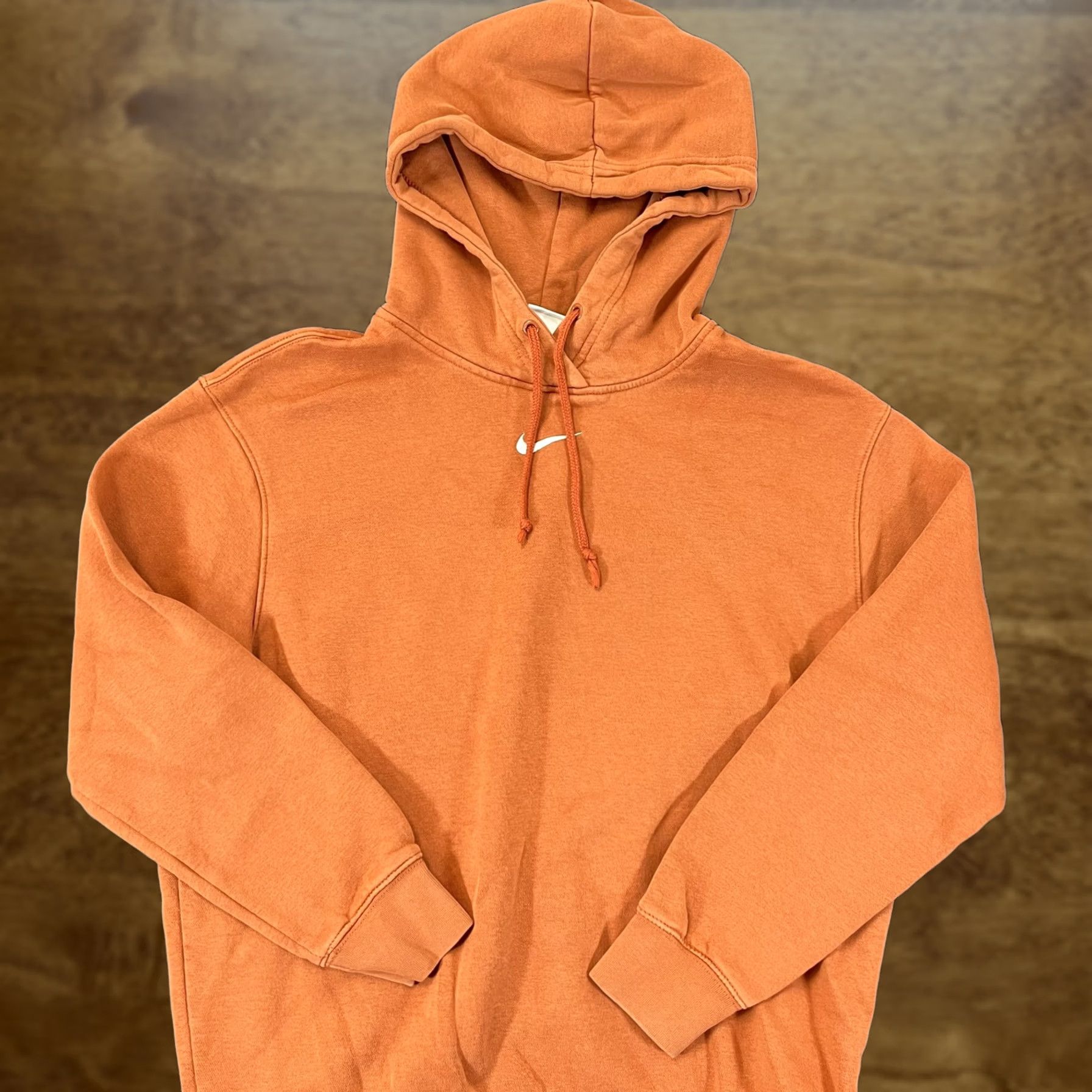 Nike Nike Hoodie Mens XS Orange Pullover Hooded Sweatshirt Casual Swoosh Size US XS / EU 42 / 0 - 1 Thumbnail