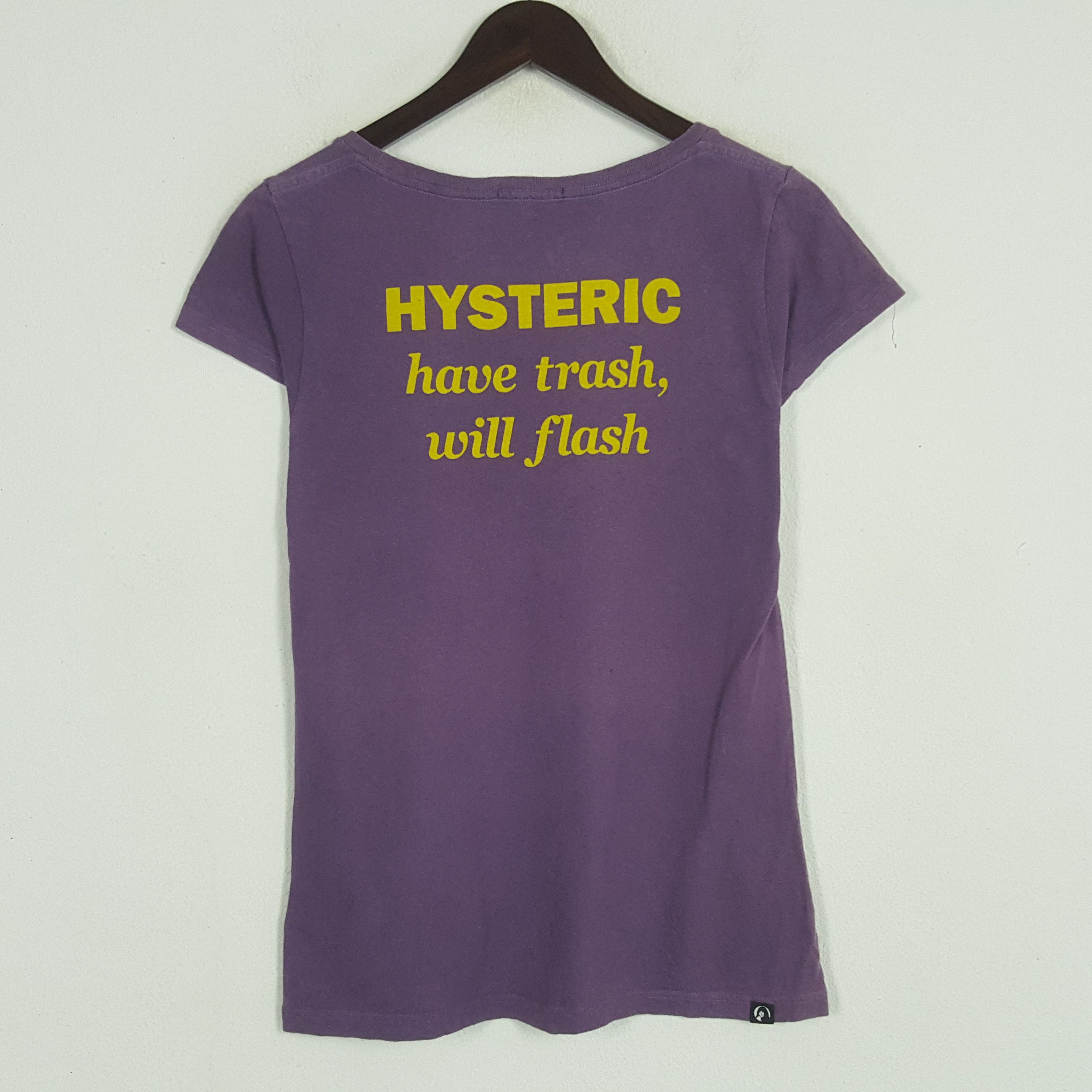 Hysteric Glamour × Japanese Brand × Vintage Vintage Hysteric Glamour Japan Tshirt Size XS / US 0-2 / IT 36-38 - 3 Thumbnail