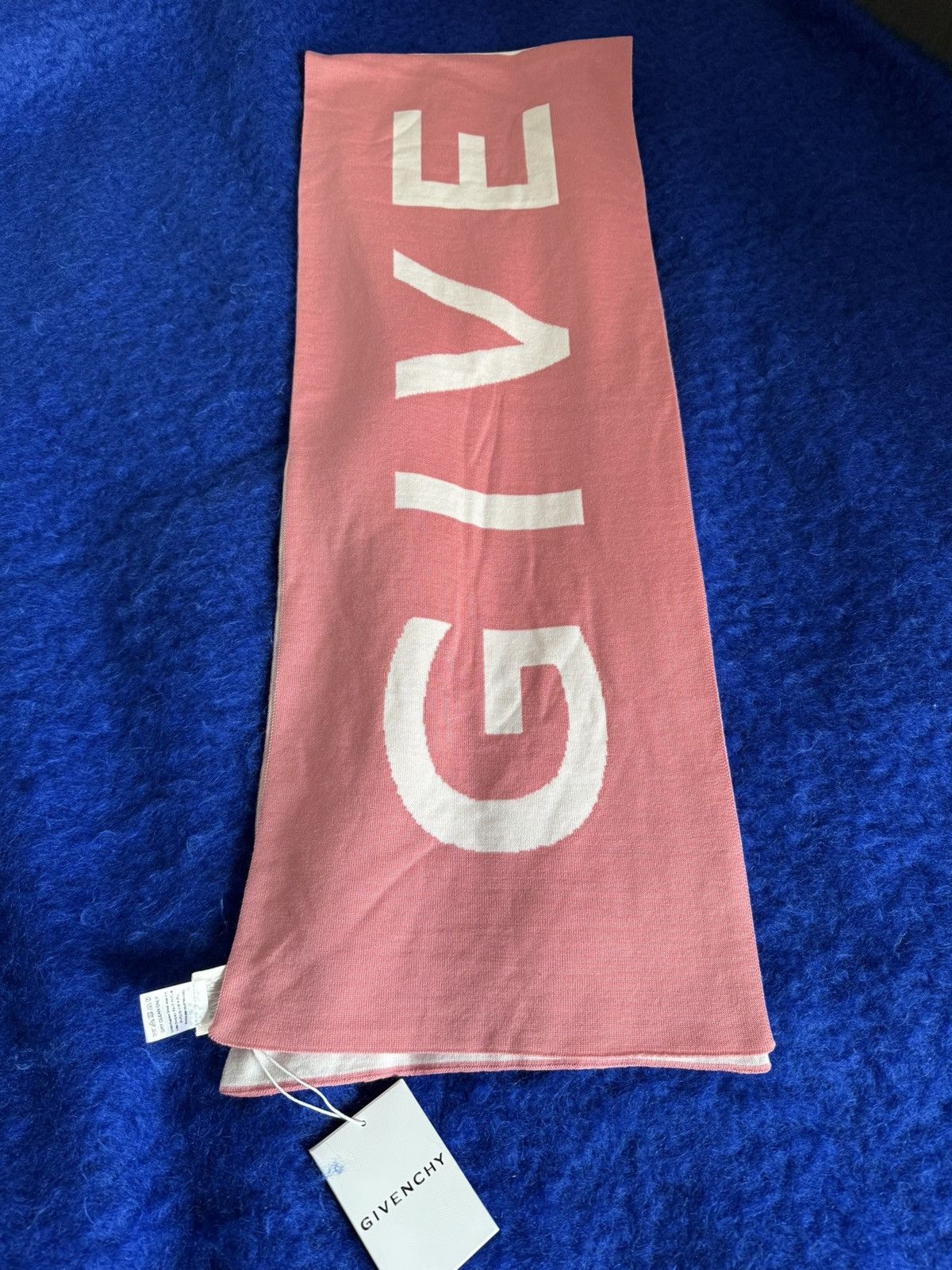 Givenchy Givenchy Reversible Wool Scarf Jacquard Black New With Tags Size ONE SIZE - 3 Thumbnail