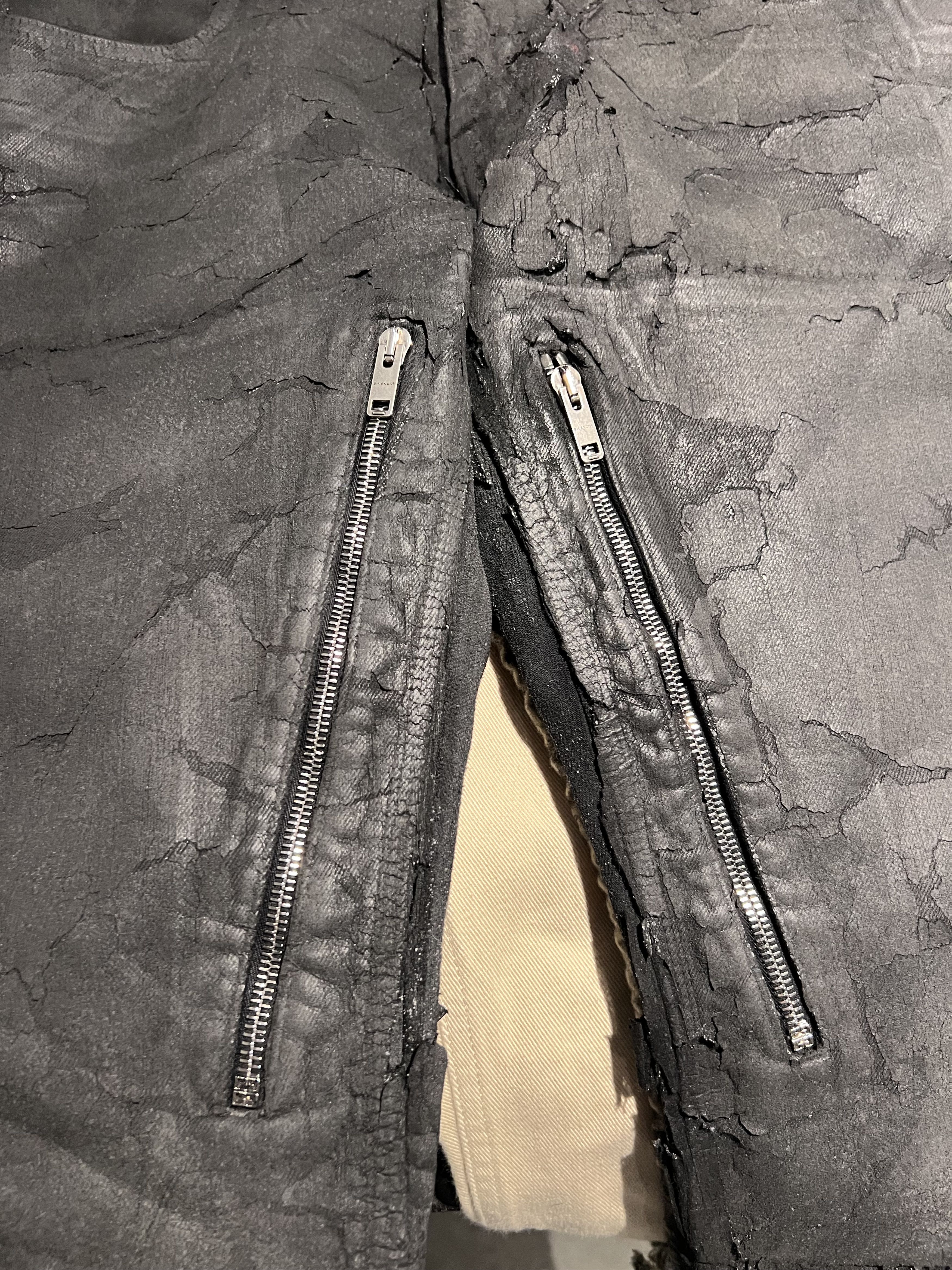 Givenchy Givenchy Painted Zipper Denim Size US 33 - 5 Thumbnail