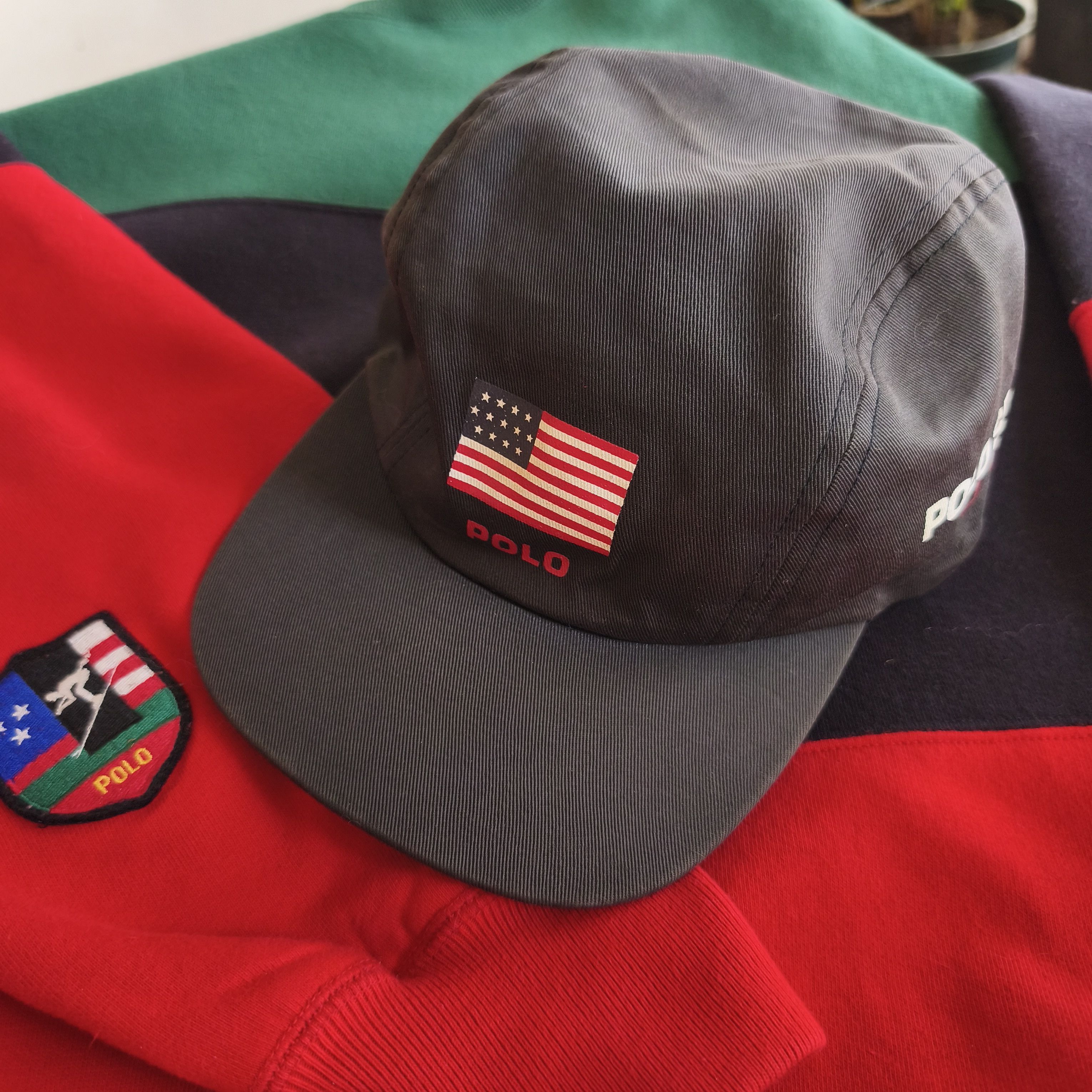 Polo Ralph Lauren Hat polo sport usa vintage Made in usa Size 30 - 1 Thumbnail