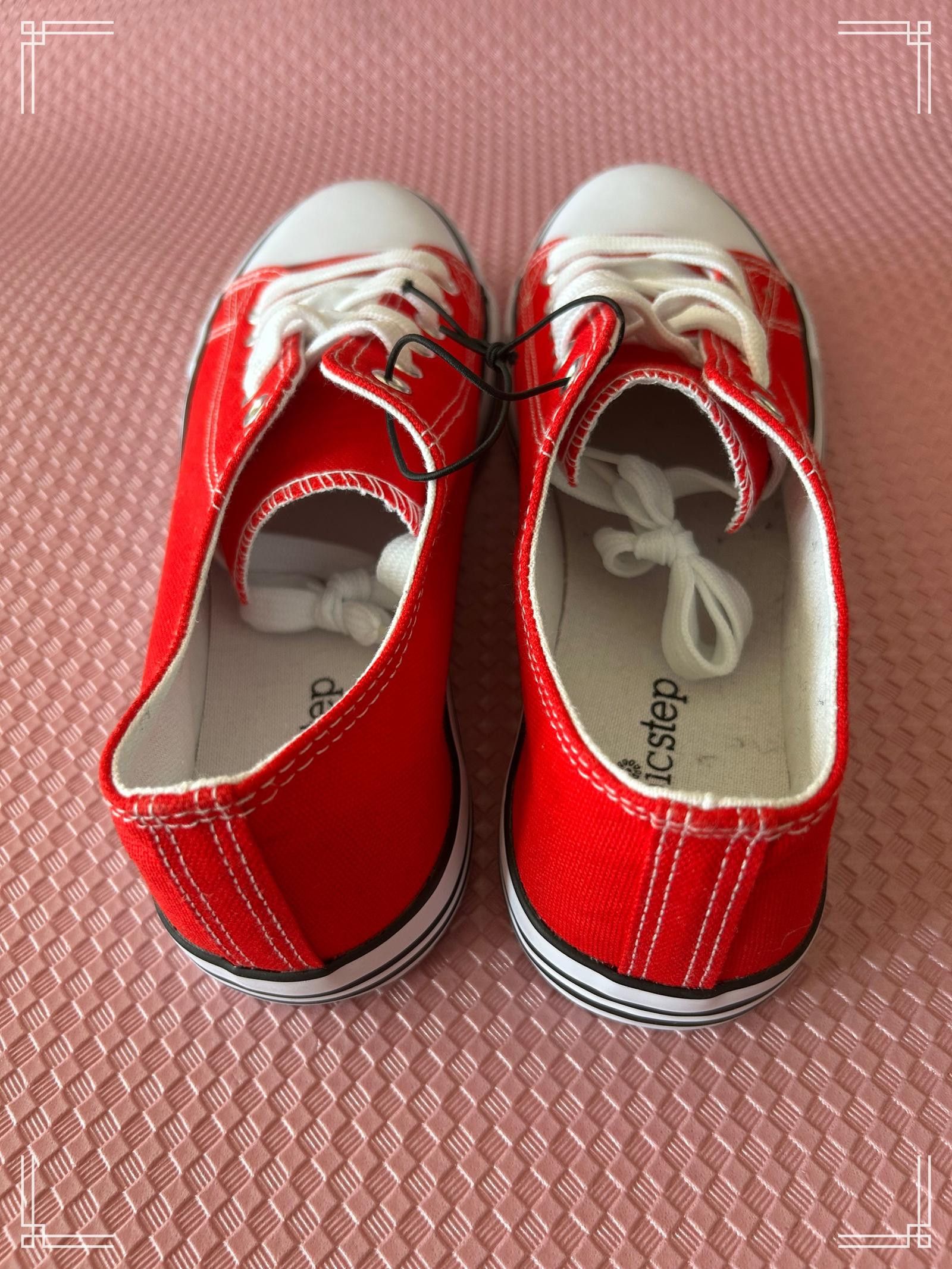 Designer Red Canvas Sneakers – Casual Shoes, New Without Box, Size 11 Size US 11 / IT 41 - 2 Thumbnail