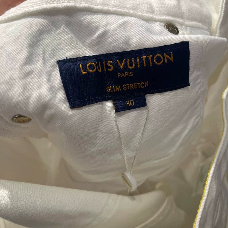 Louis Vuitton Louis Vuitton White denim pants Size US 30 / EU 46 - 4 Thumbnail