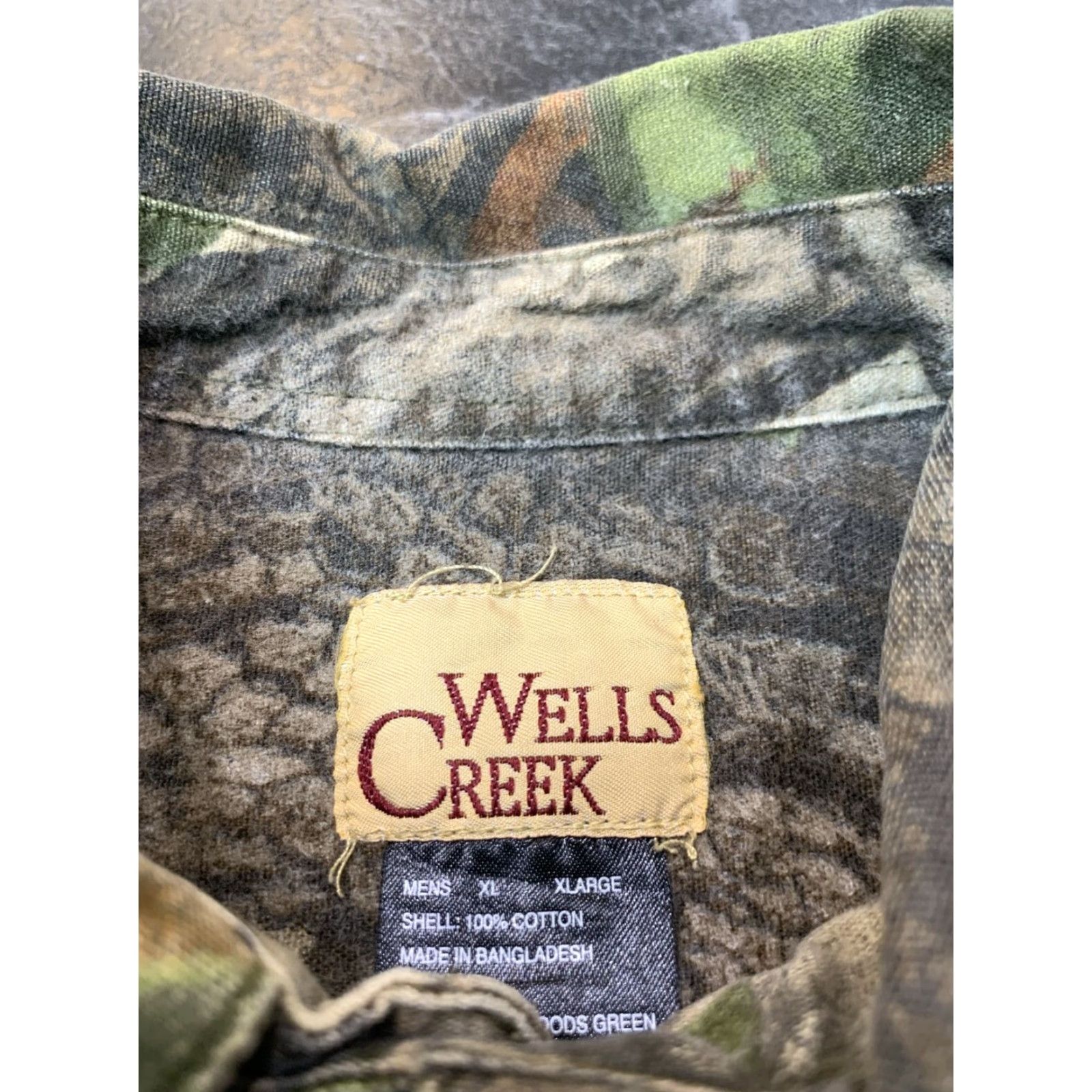 Realtree VINTAGE Wells Creek Men's XL Camouflage Flannel Shirt Outdoor Hunting Camo Long Sleeve Button-Up Size US XL / EU 56 / 4 - 6 Thumbnail