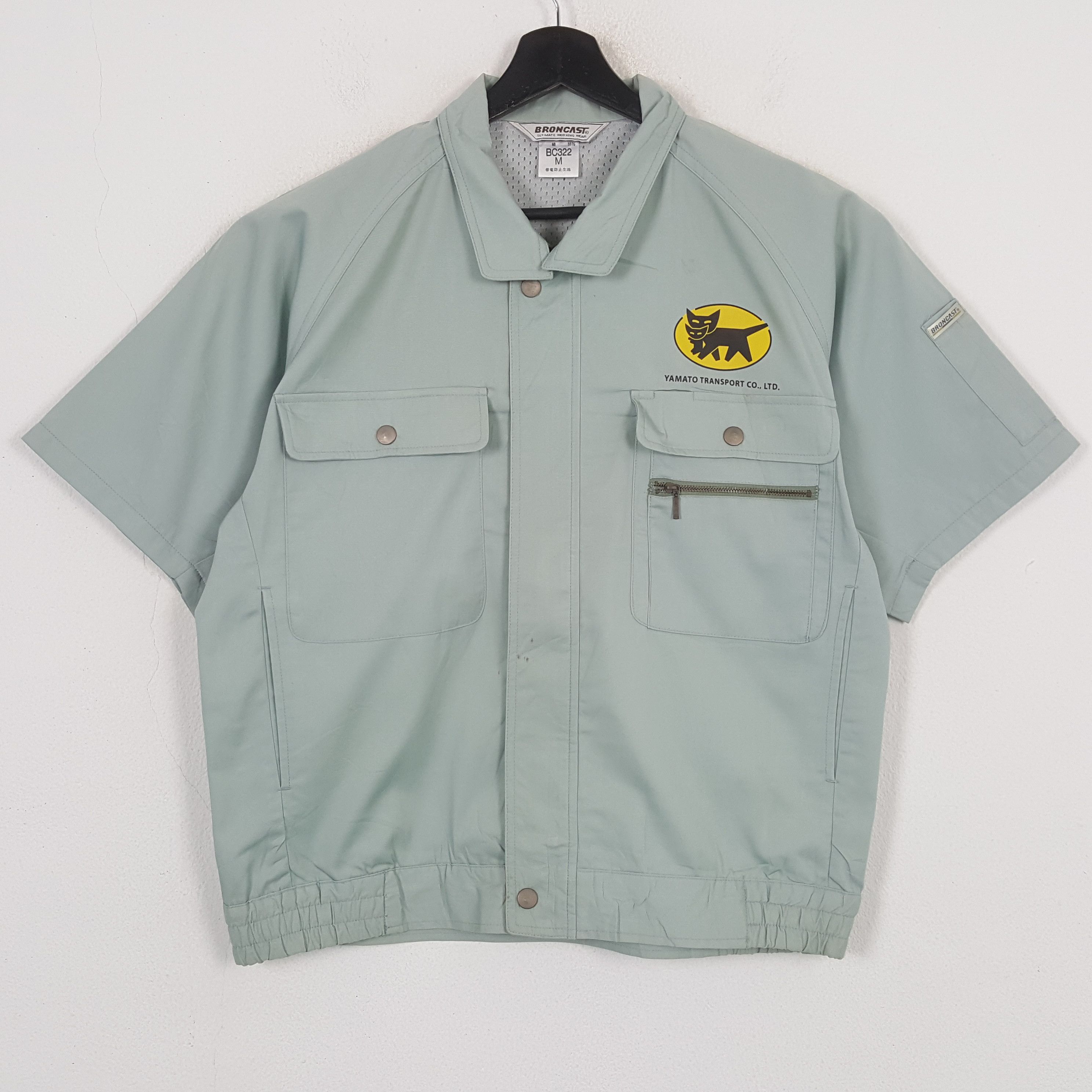 Other YAMATO TRANSPORT Japanese Workwear Custom Jacket C288N27 Size US L / EU 52-54 / 3 - 3 Thumbnail