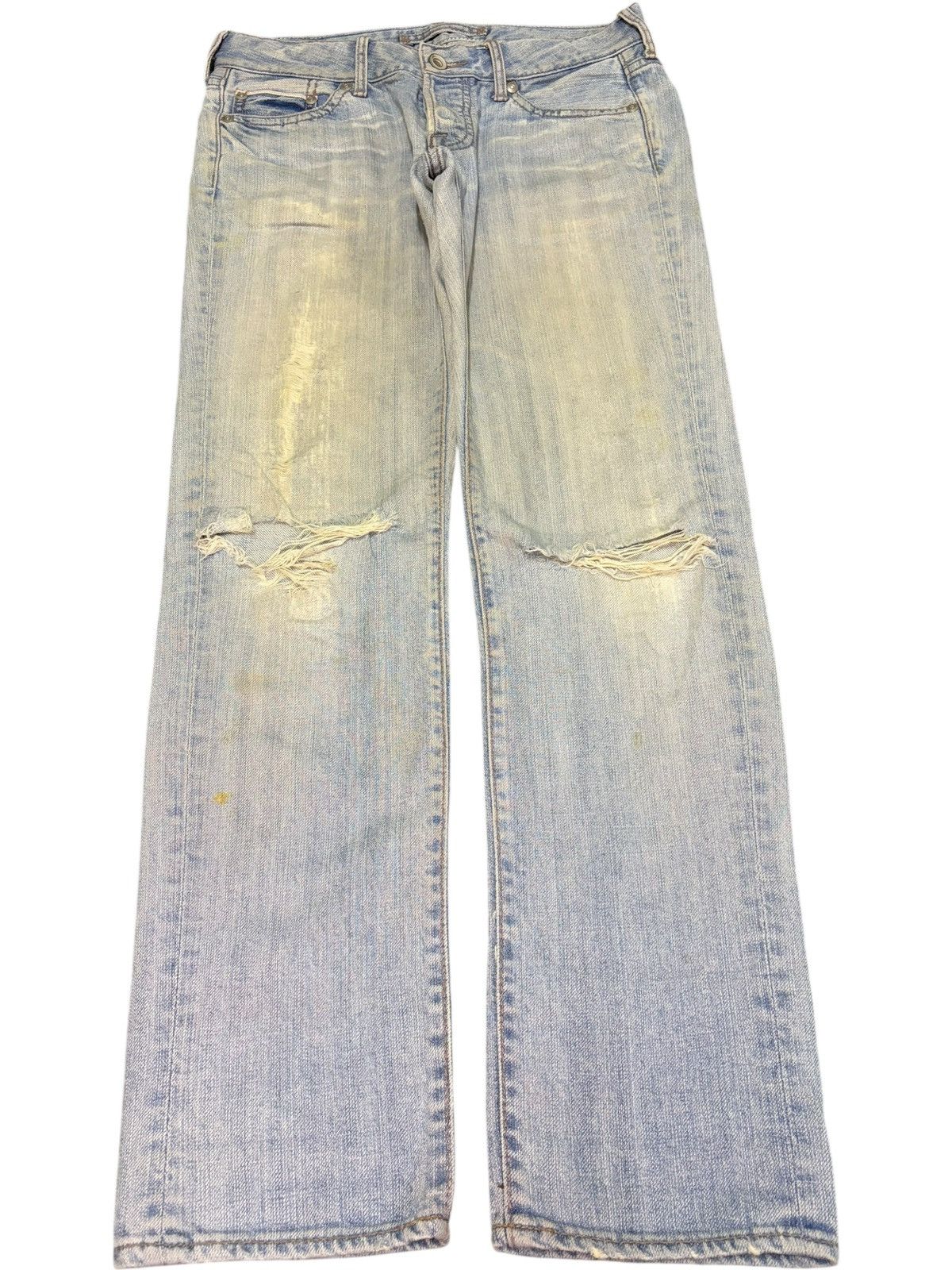 GOA Vintage Japanese Goa Distressed Jeans Size US 29 - 1 Thumbnail