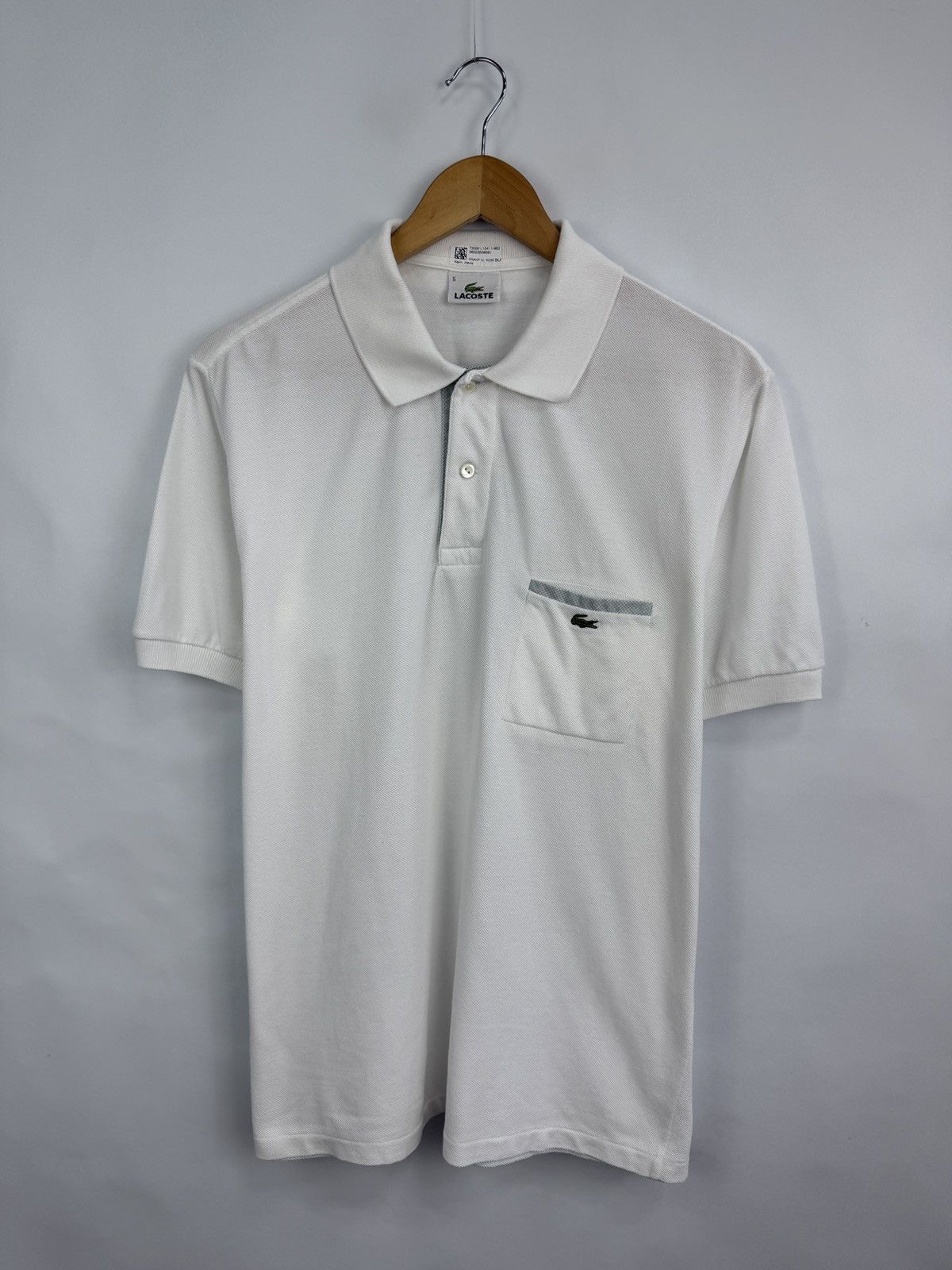 Lacoste 🇫🇷 Vintage 90s Lacoste Polo T-Shirt Made In France Retro Rare Size US L / EU 52-54 / 3 - 3 Thumbnail