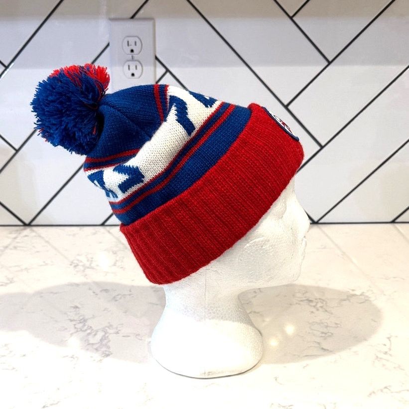 Other Vintage Hardwood Classics 76ers knit Pom Pom beanie hat Size ONE SIZE - 4 Thumbnail