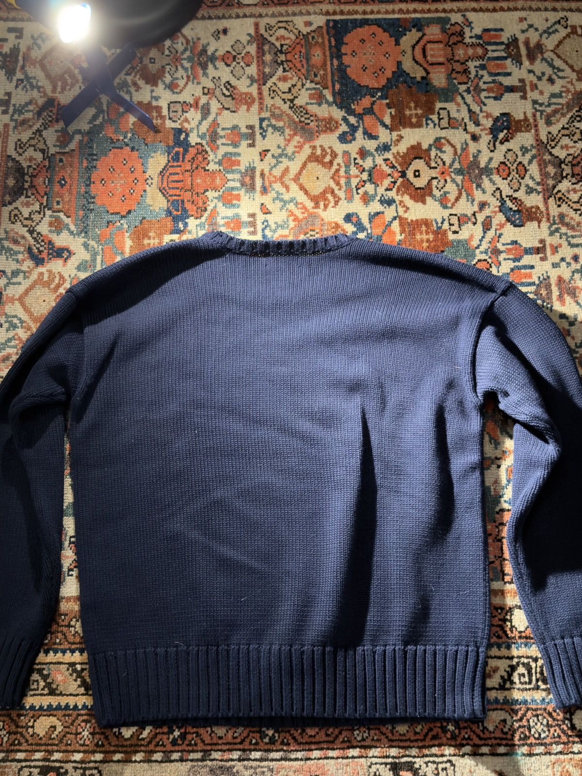 Polo Ralph Lauren Polo Ralph Lauren Heavy Knit Sweater Size US L / EU 52-54 / 3 - 3 Thumbnail