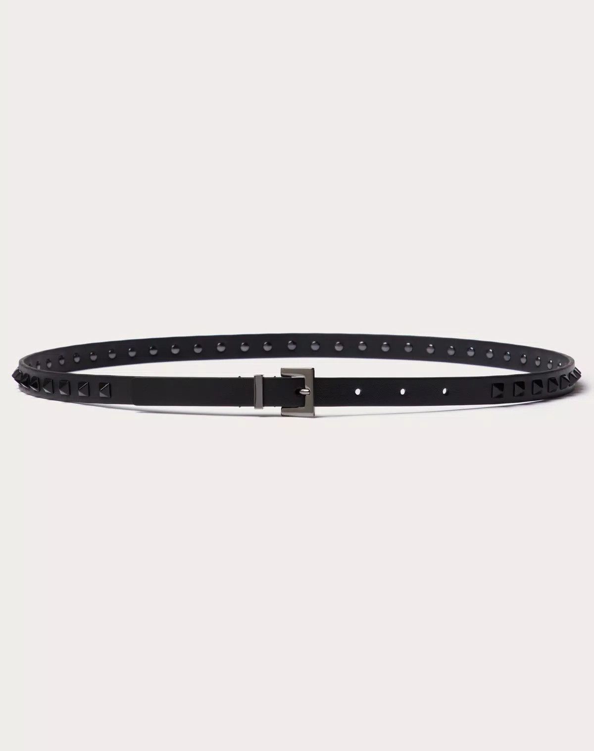 Valentino oc11z0725 Size:090/Rockstud Belt In Calfskin 15 Mm in black Size ONE SIZE - 1 Preview