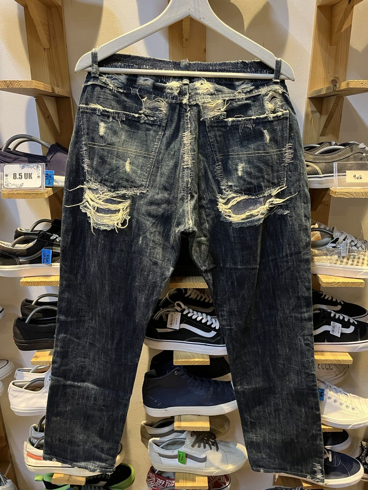 Vintage Vintage exscape Style Distressed Jeans Size US 32 / EU 48 - 10 Thumbnail