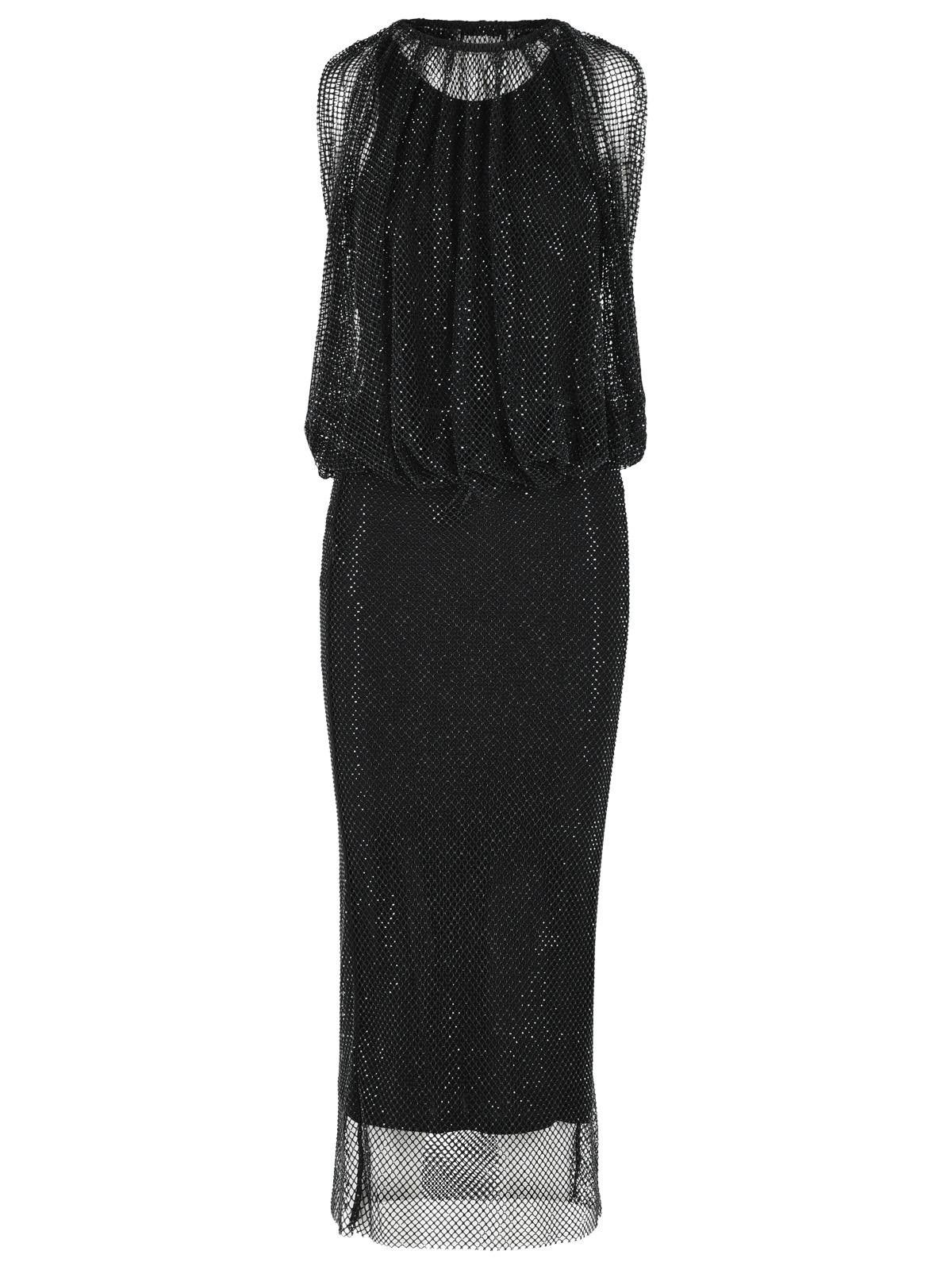 Sportmax SPORTMAX 'Pappa' Sleeveless Dress In Jersey With Black Crystals Size S / US 4 / IT 40 - 1 Thumbnail
