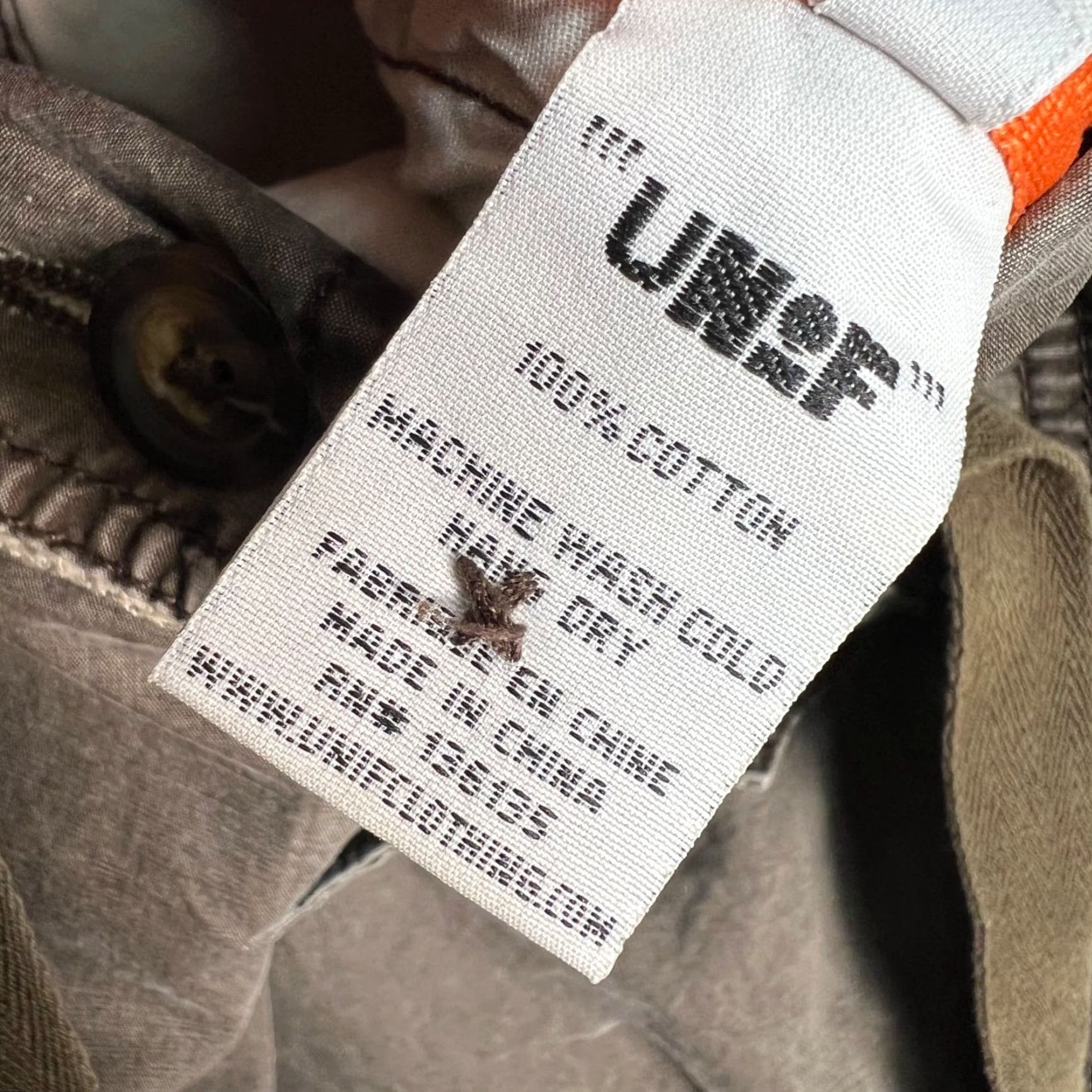 UNIF UNIF Womens 26 Olive Green Cargo Pants 100% Cotton Straight Leg Relaxed Fit Size 26" / US 2 / IT 38 - 5 Thumbnail