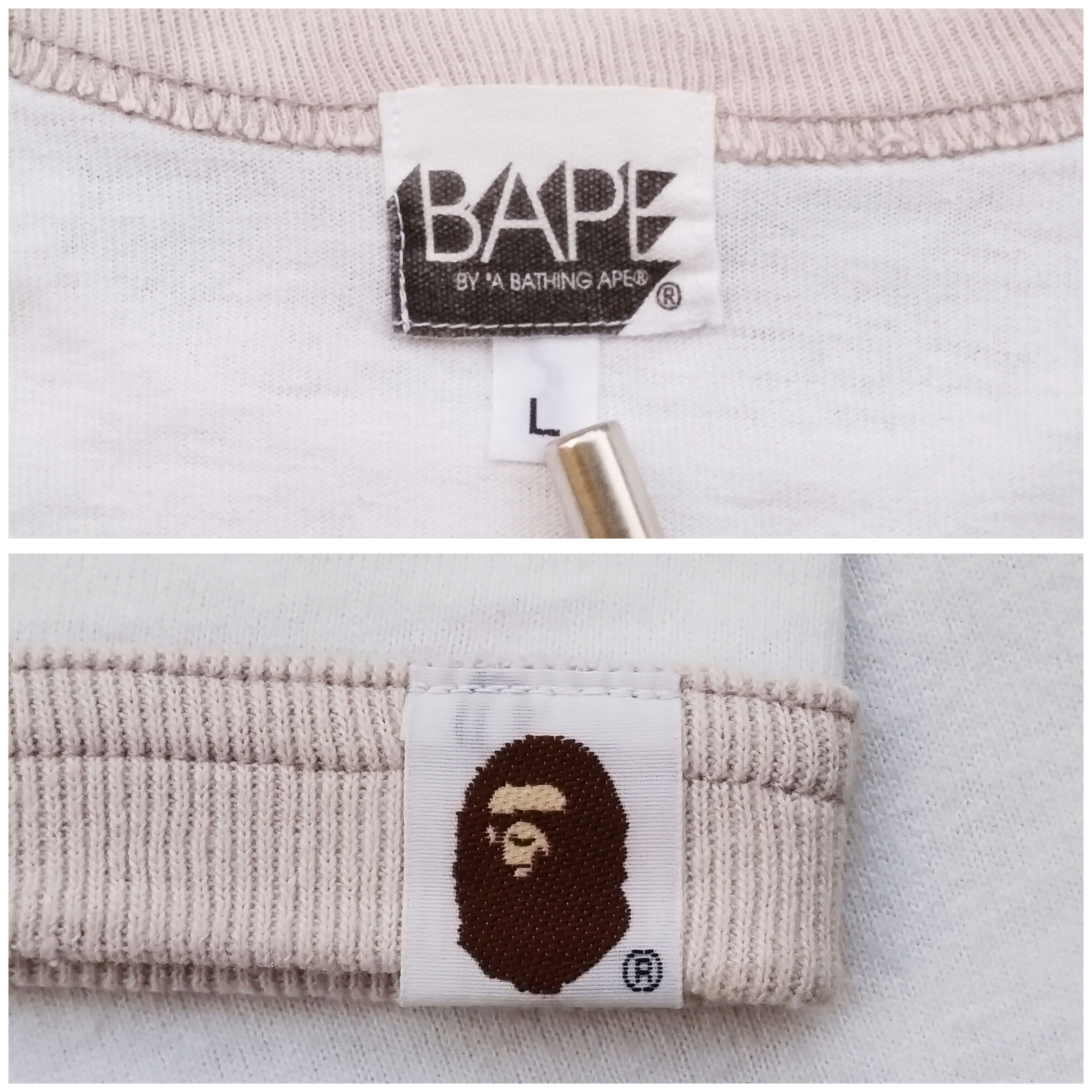 Bape 2006 Bape Camo Go Ape Long Sleeve Tee Size US L / EU 52-54 / 3 - 6 Thumbnail