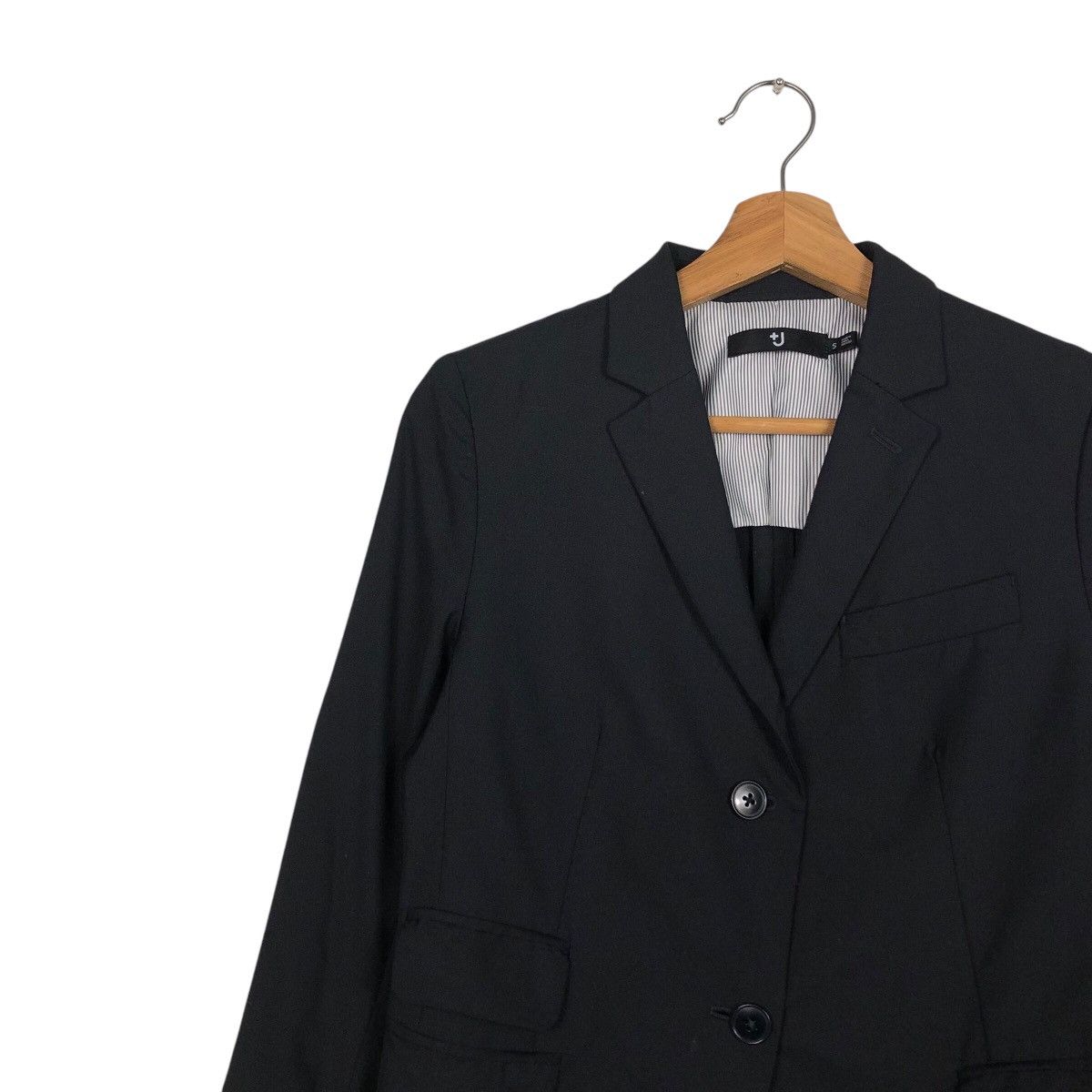 Jil Sander 📌Rich Black Vintage Chore Worker Jacket J+ Jill Sander Size US S / EU 44-46 / 1 - 8 Thumbnail