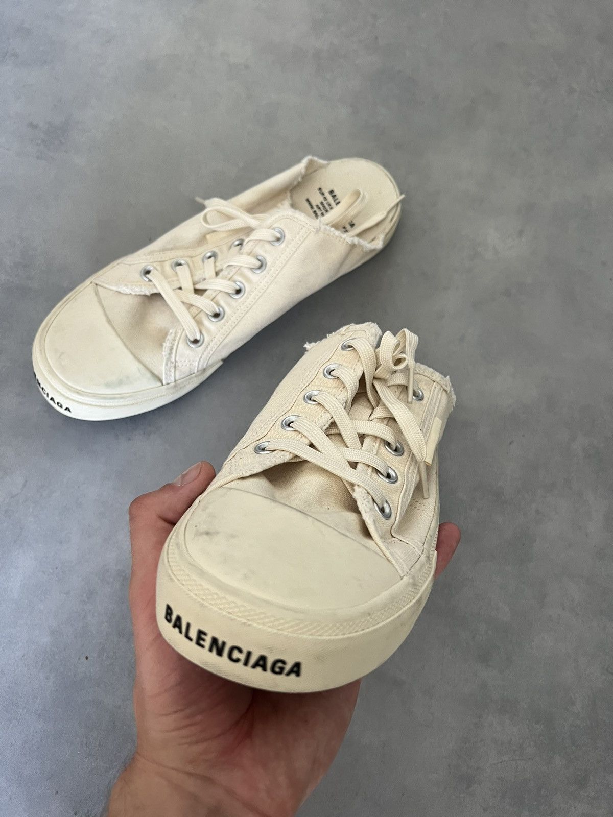 Balenciaga Balenciaga Paris Mule Sneaker Size US 9 / EU 42 - 2 Thumbnail