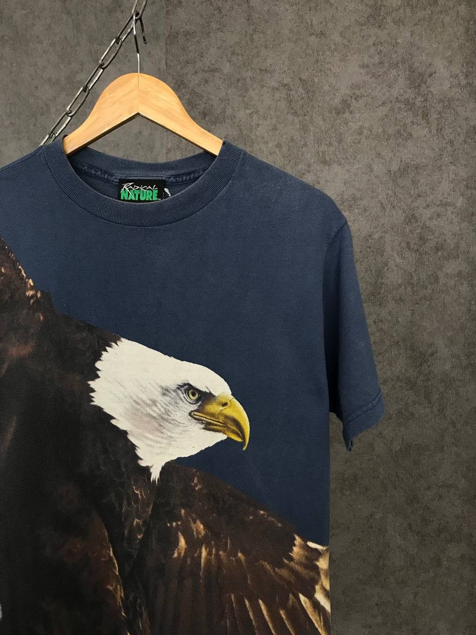 Vintage Eagle vintage animal made in USA overprinted tee Size US M / EU 48-50 / 2 - 2 Thumbnail