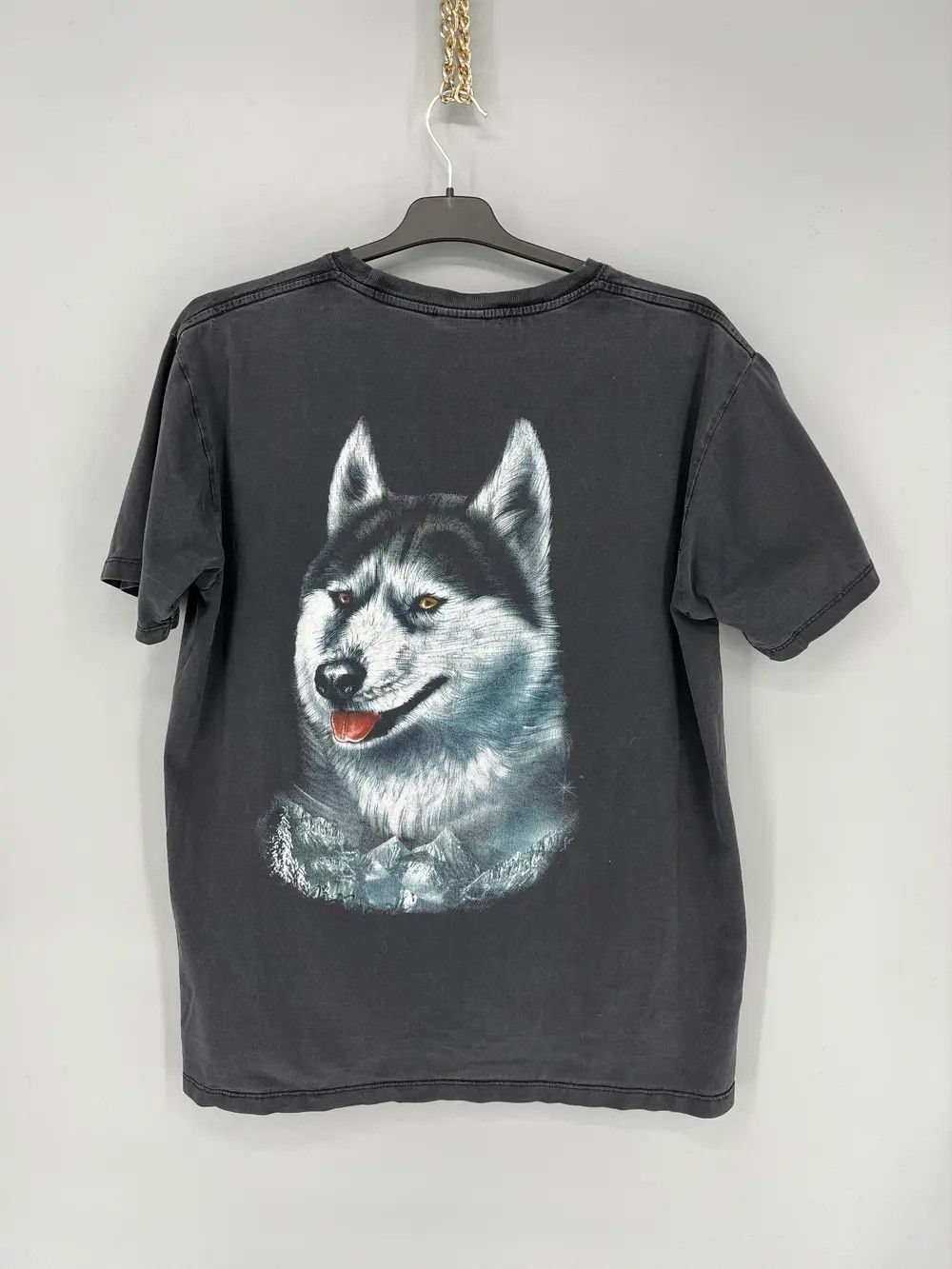 Band Tees Vintage 90s Wolf Face Boxy Fit Tee Toys Rock Size US L / EU 52-54 / 3 - 8 Thumbnail