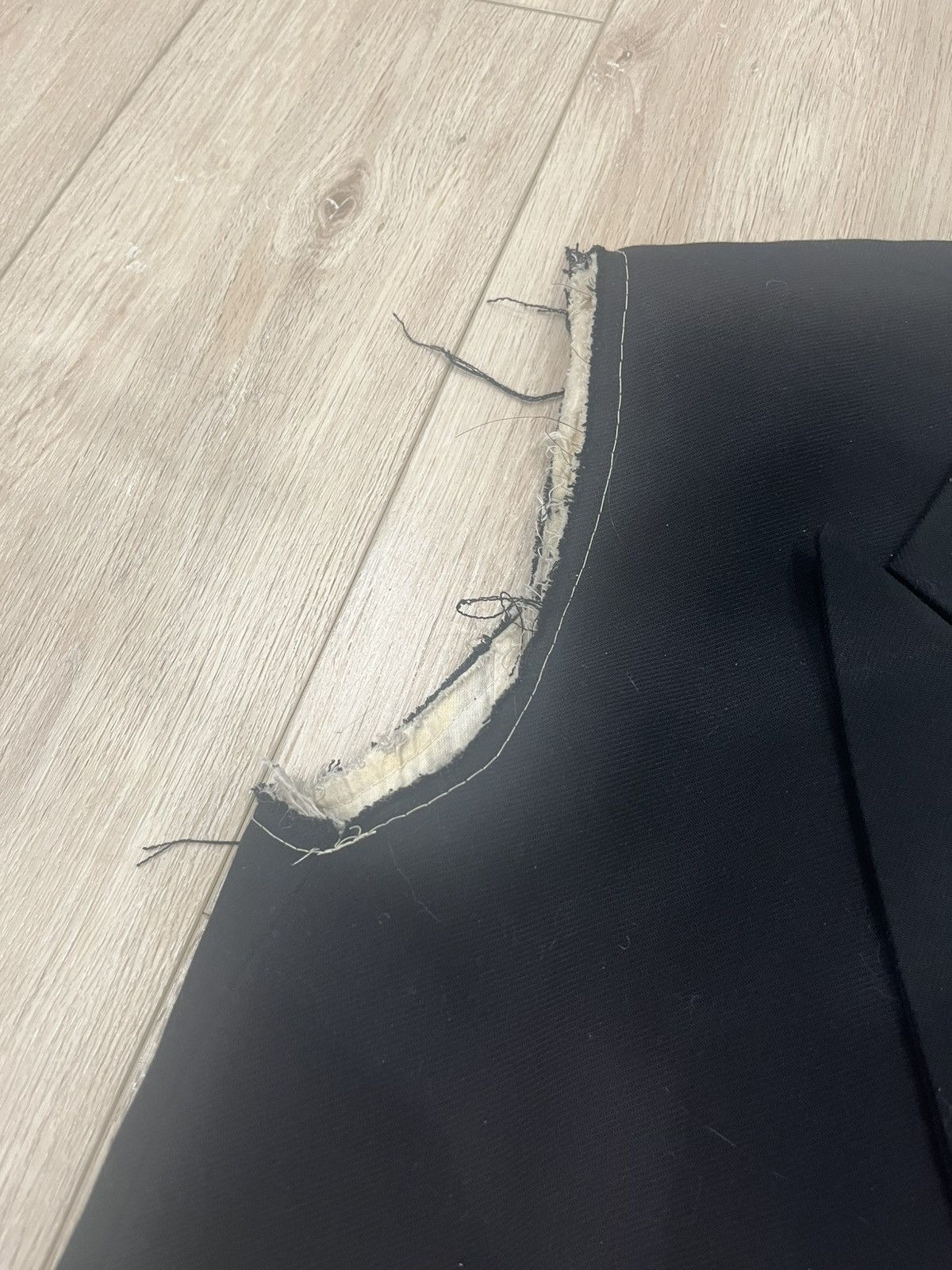 Raf Simons Raf Simons Sleeveless Cut Blazer Size 50R - 2 Thumbnail