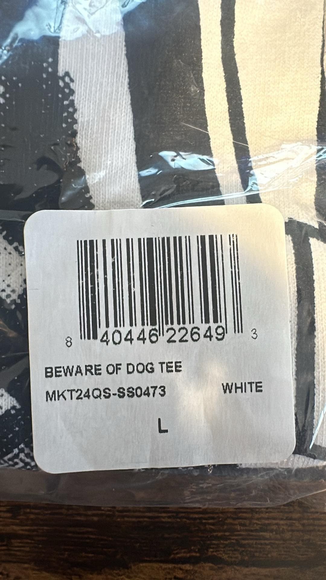 Market Beware of Dog Tee T-shirt Size US L / EU 52-54 / 3 - 3 Thumbnail