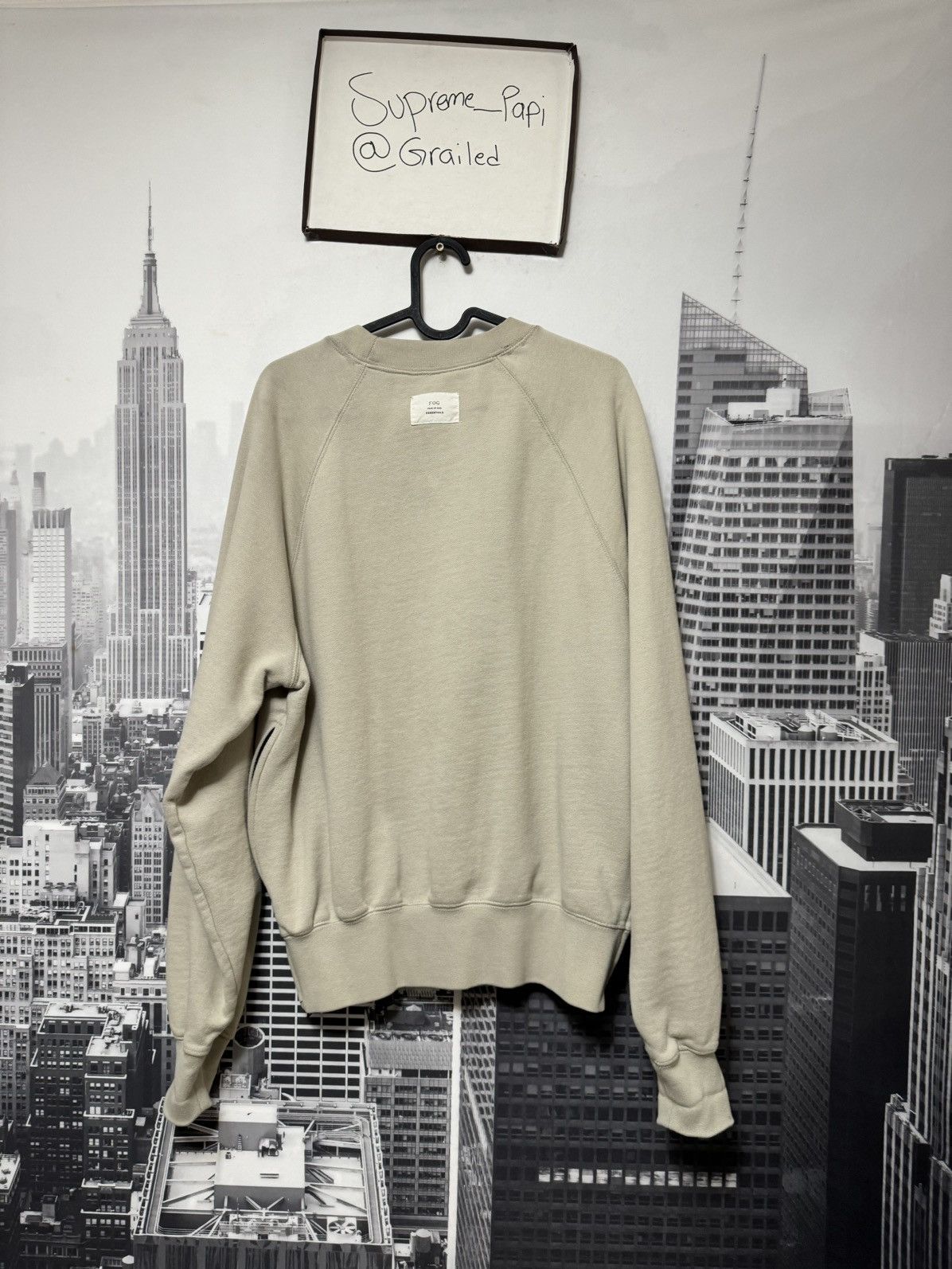 Fear of God 💥OG FOG Fear of God Essentials ZIP Sweater SZ Small Cream Size US S / EU 44-46 / 1 - 9 Thumbnail