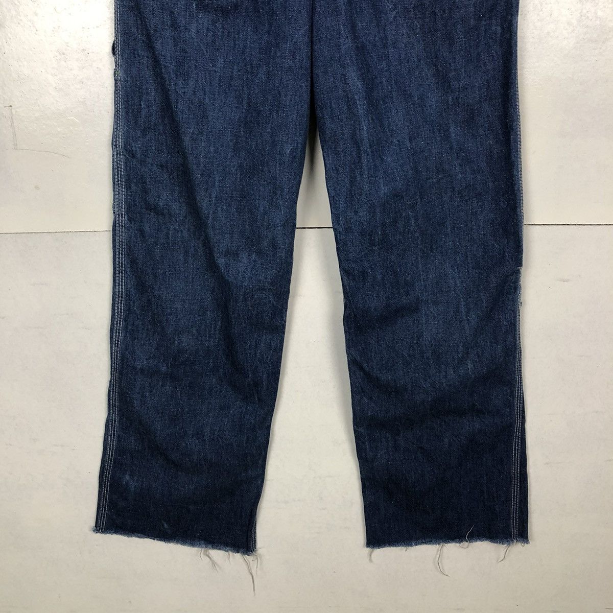 Japanese Brand 🔥90’s Denim Jeans Overall Workers Chore Oshkosh USA Size US 30 / EU 46 - 3 Thumbnail