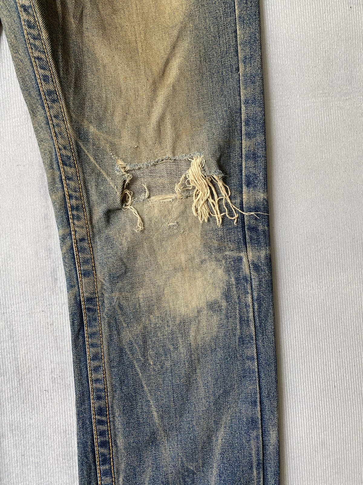 If Six Was Nine Red Pepper Japan Mud Wash Rusty Ed Hardy Design Jeans Size US 33 - 8 Thumbnail