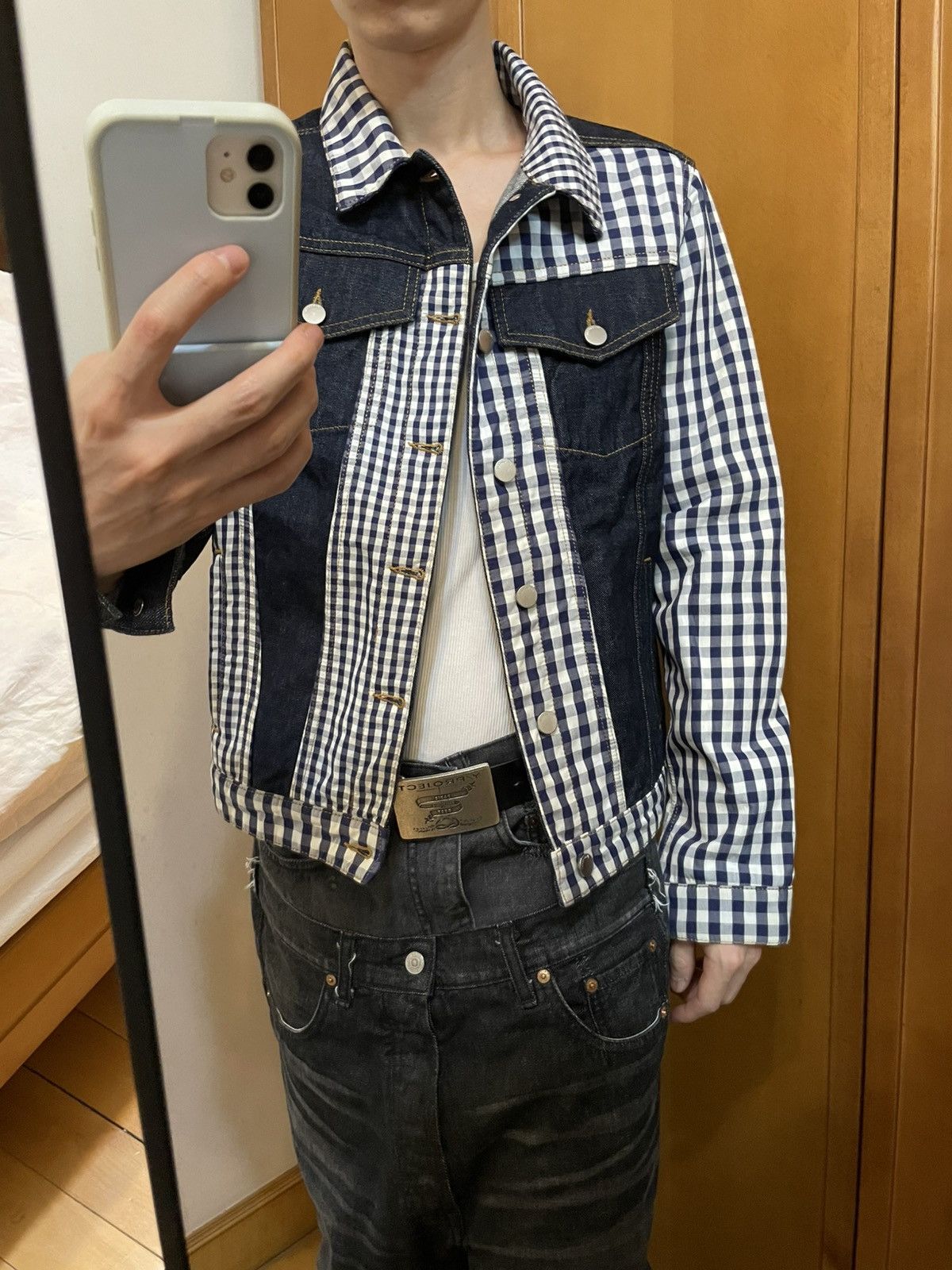 JW Anderson JW Anderson gingham denim patch jacket Size US XS / EU 42 / 0 - 13 Thumbnail