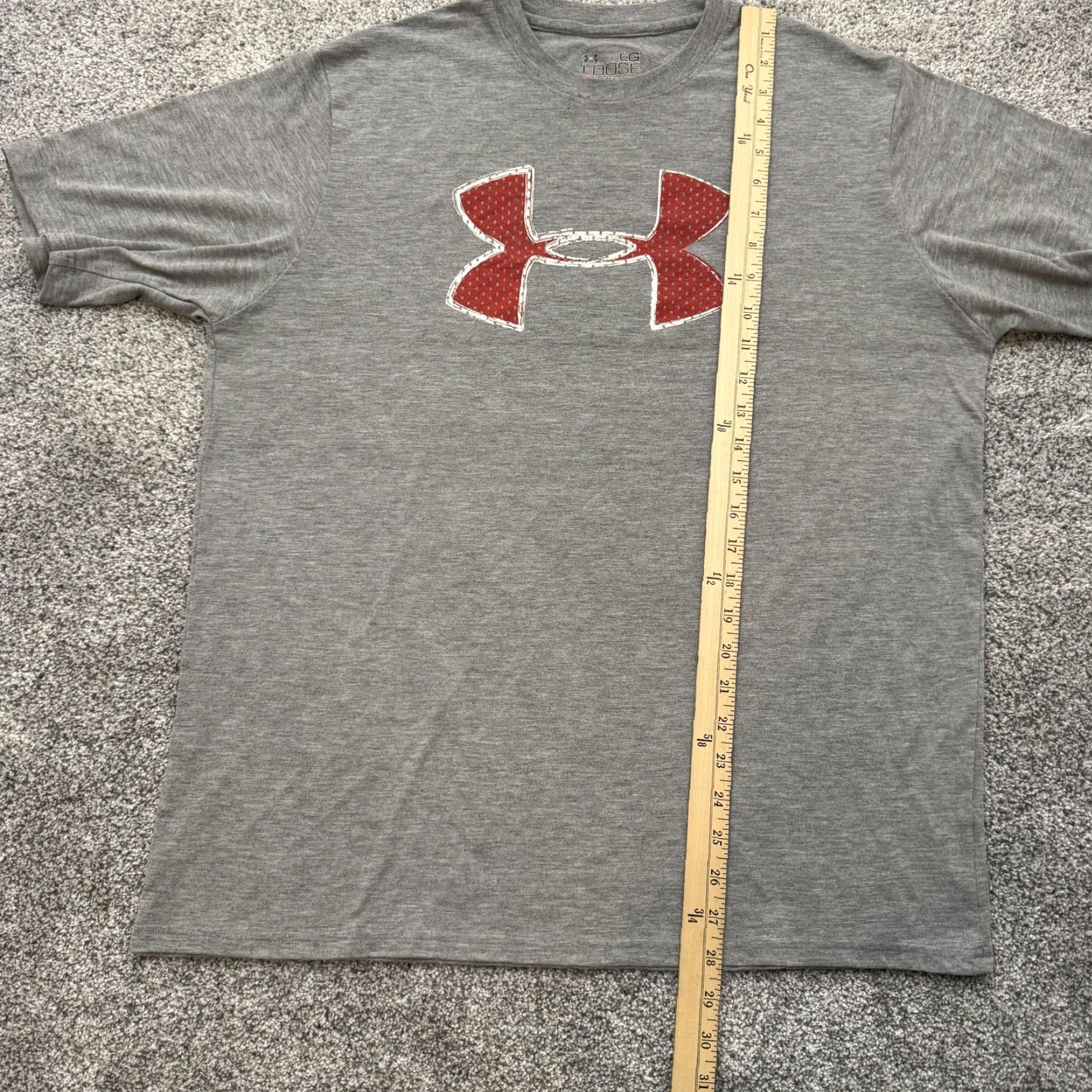 Under Armour Under Armour Shirt Mens Large Gray Loose Fit Practice Tested Tee Size US L / EU 52-54 / 3 - 4 Thumbnail